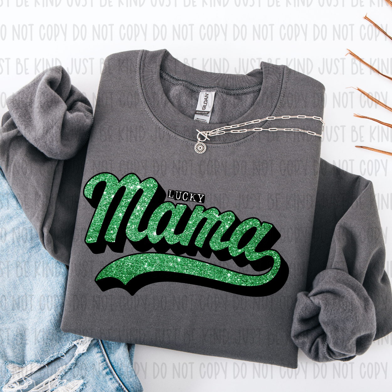 Lucky Mama Baseball Black - TRANSFERS (KPI)