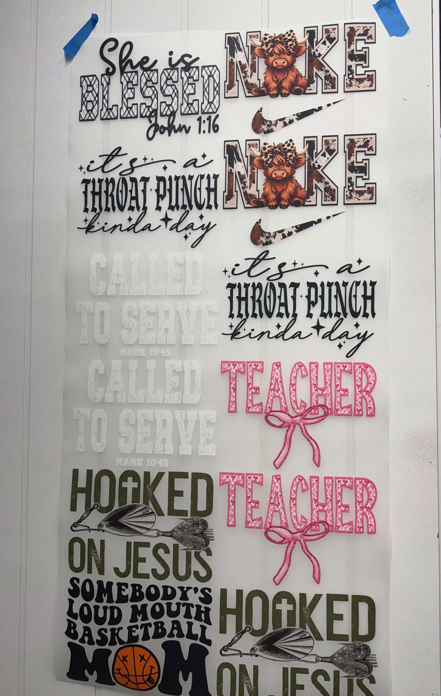 She Is Blessed- Pre Made Gang Sheet