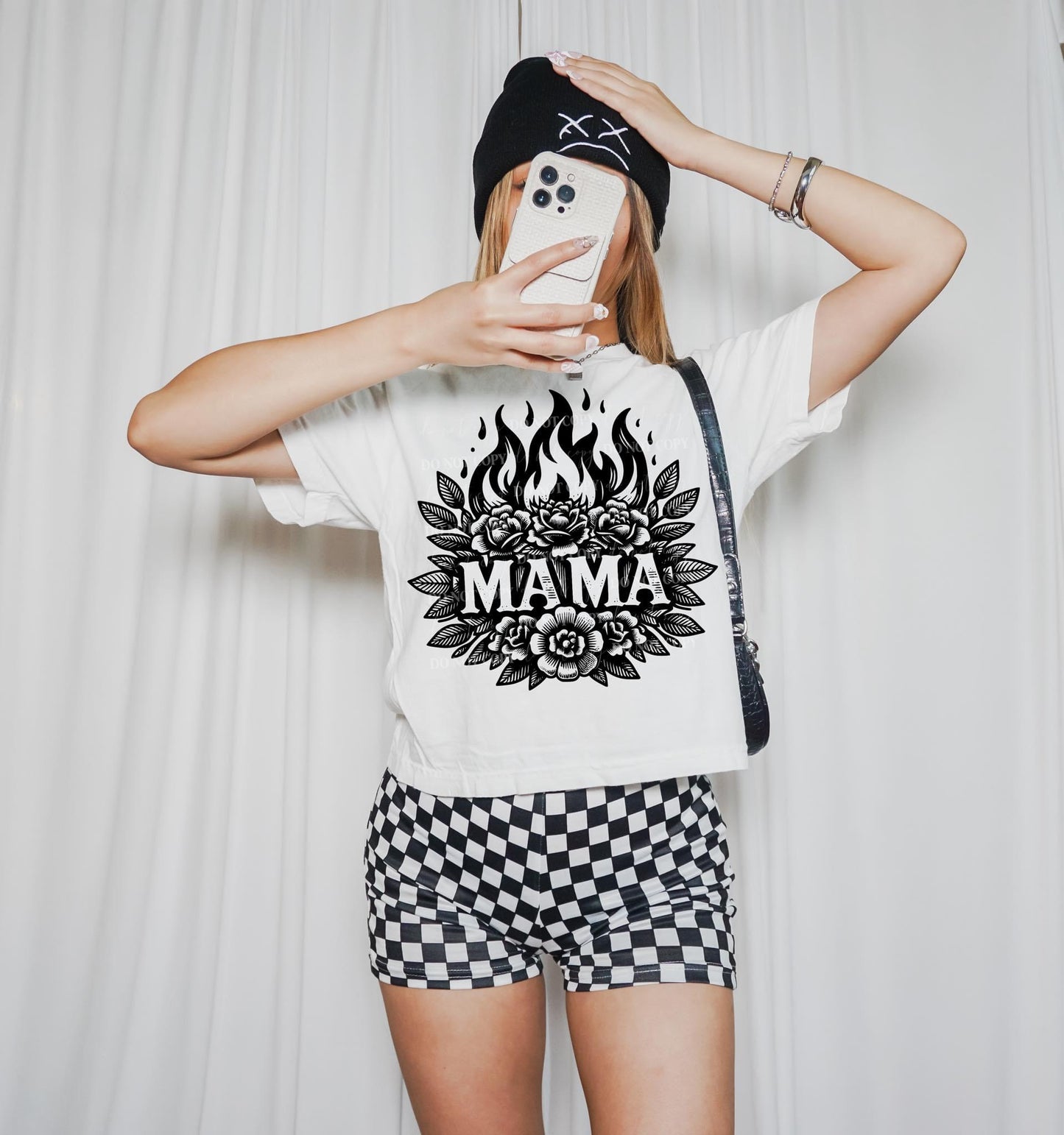 Mama Flowers with Fire - Transfer (L)