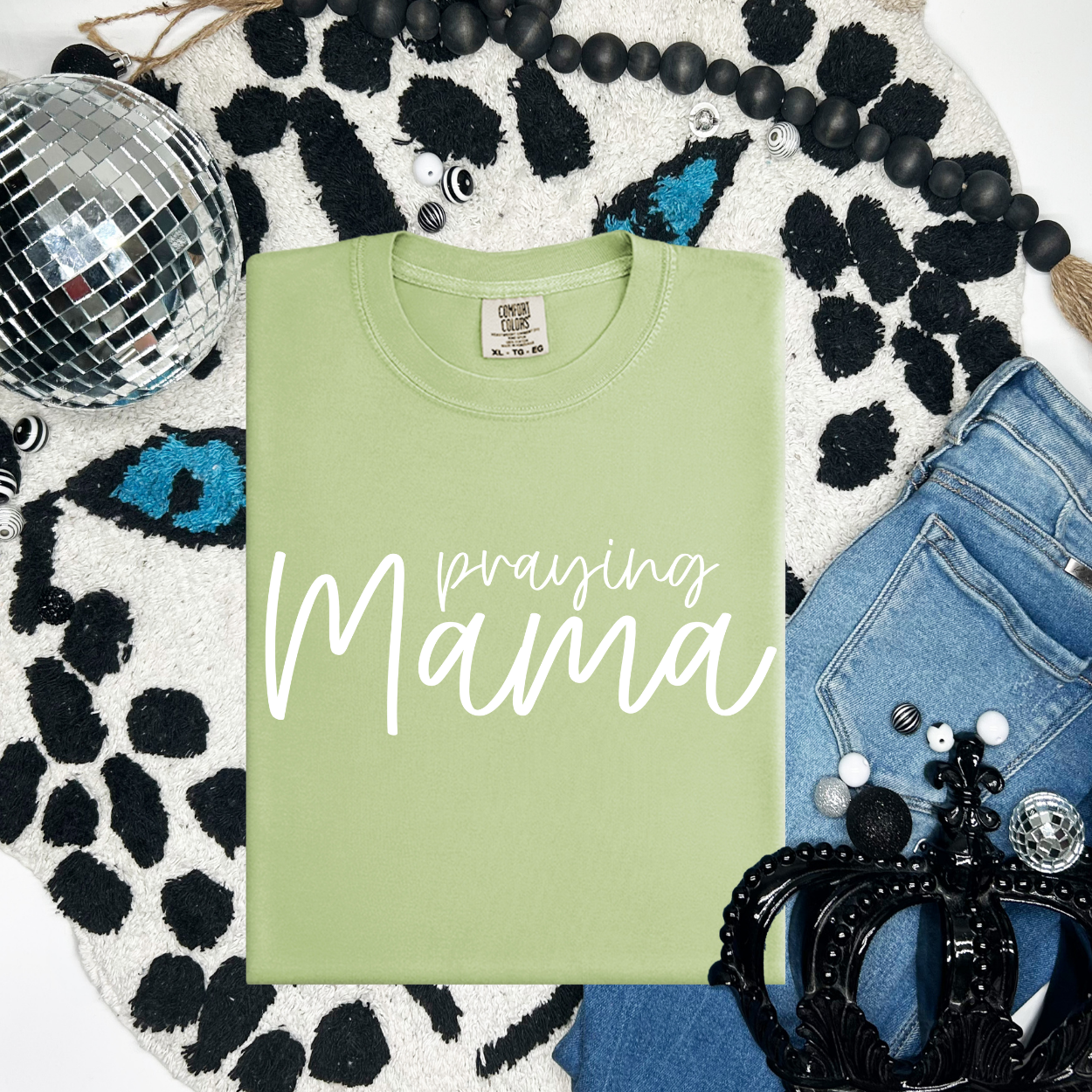 Praying Mama / White - TRANSFER (OHDD)