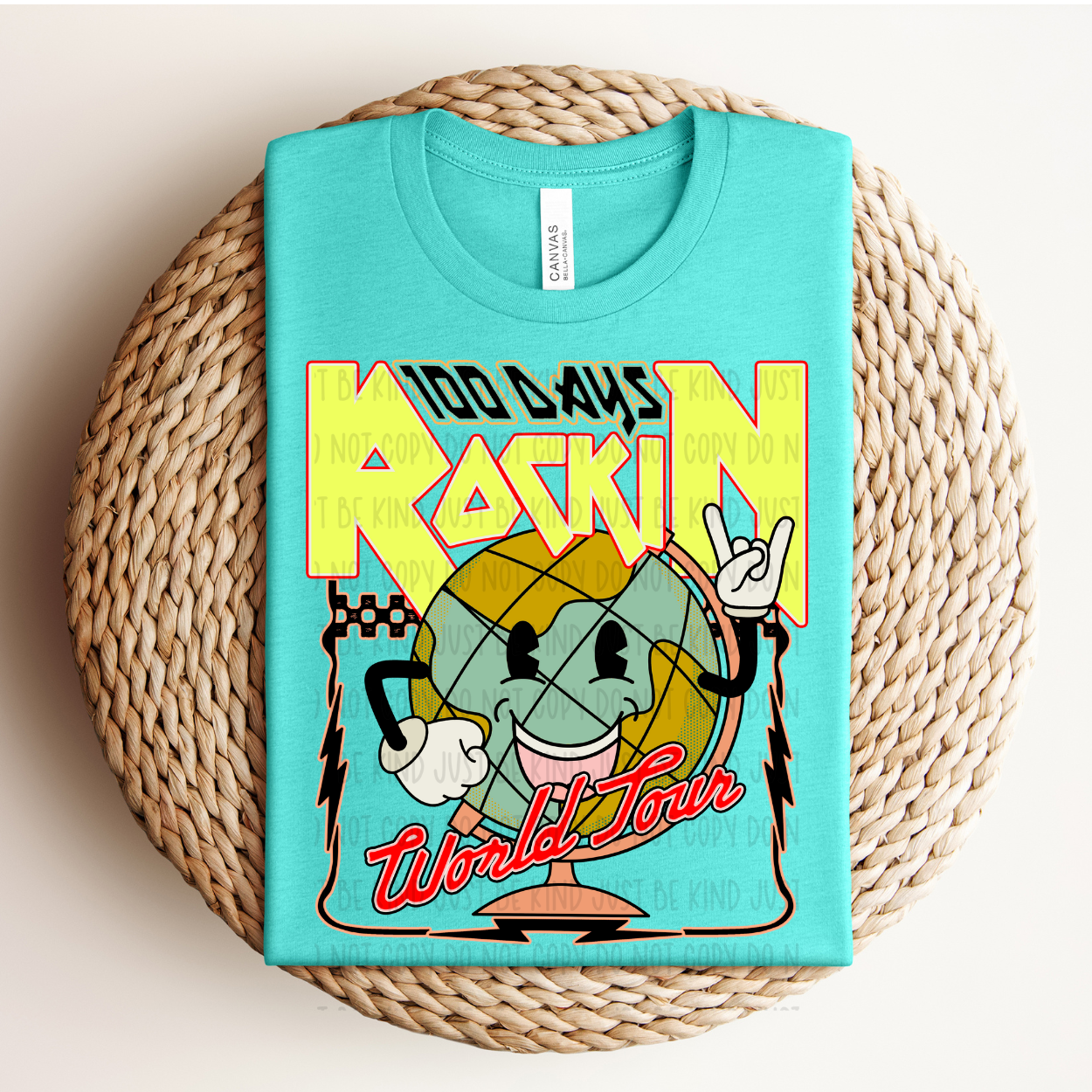 100 Days Rockin World Tour Yellow - TRANSFERS (Kayndi)