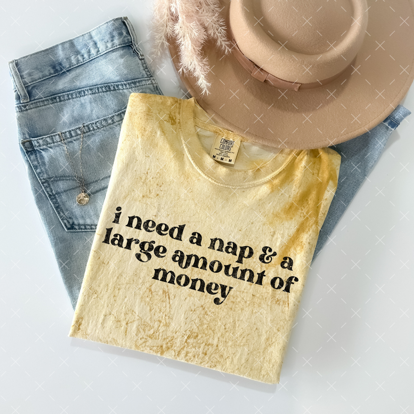 I Need A Nap / Black - TRANSFER (S)