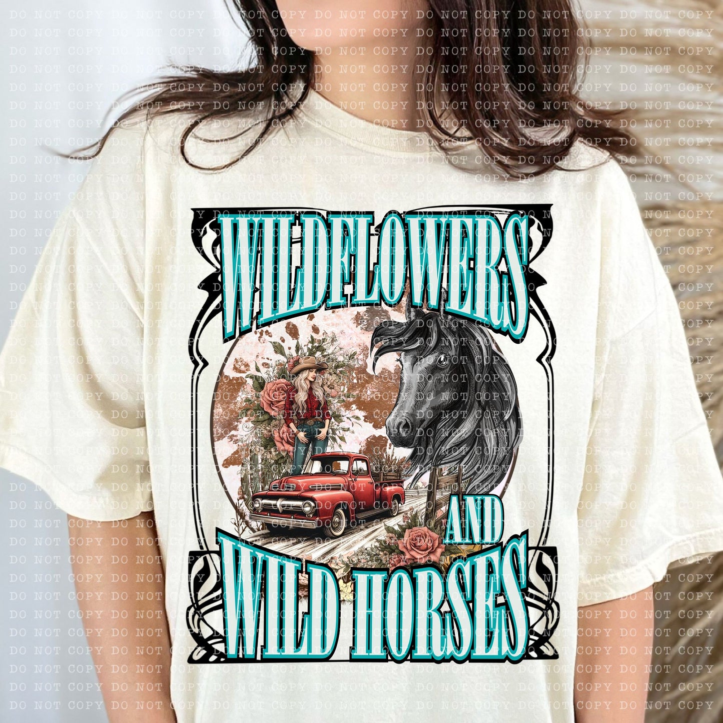Wildflowers and Wild Horses- Transfer (E)