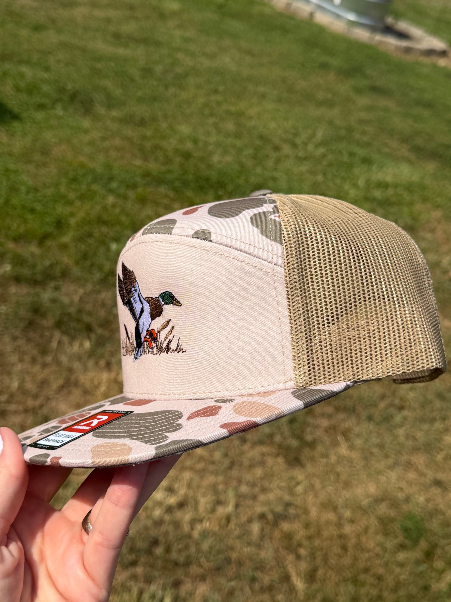 Mallard Duck | Richardson 7 Panel Embroidered Hat