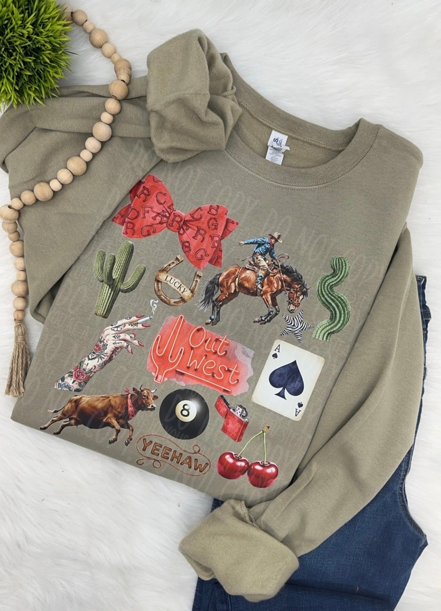Wild West- COMPLETED SWEATSHIRT