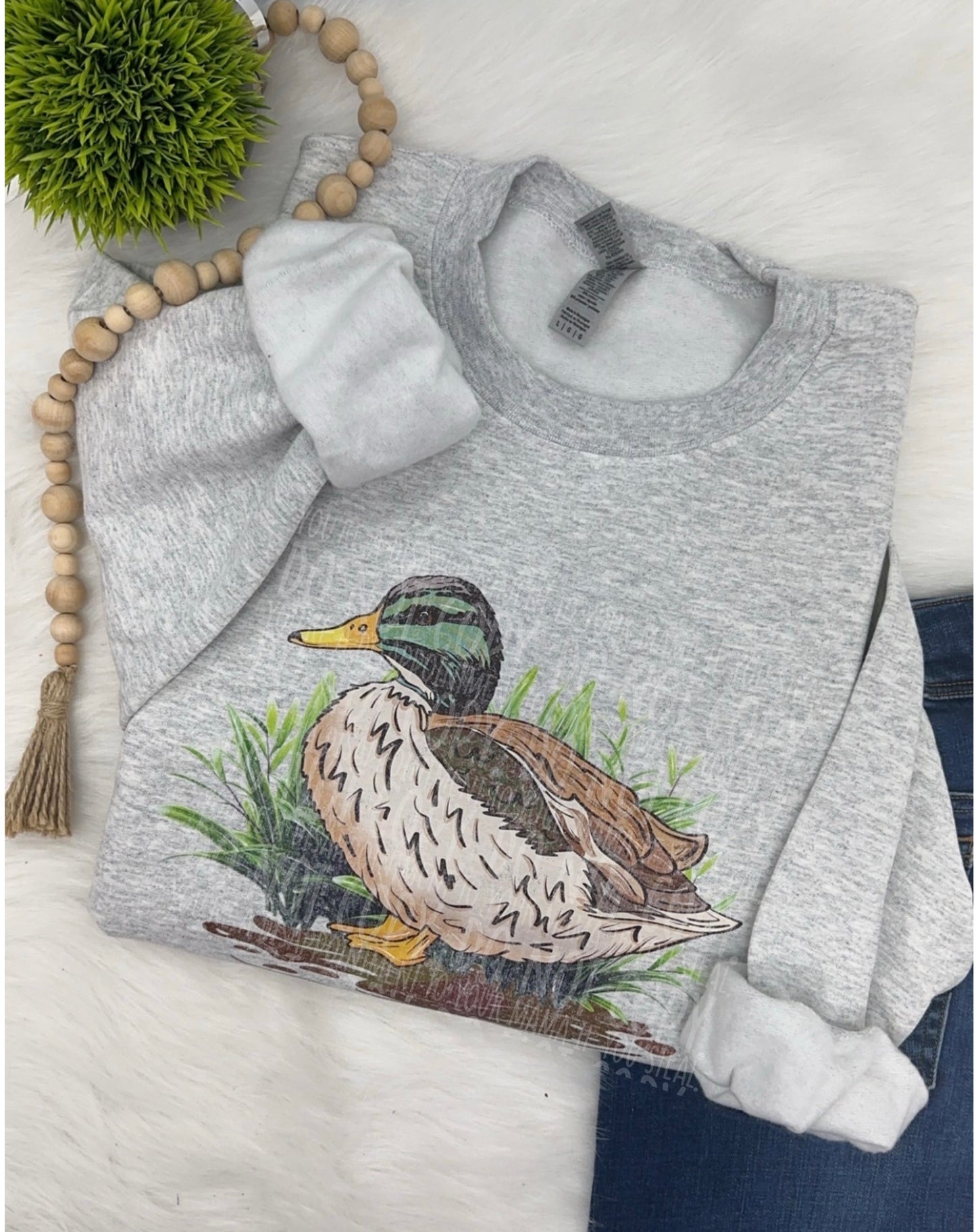 Mallard Duck- COMPLETED SWEATSHIRT