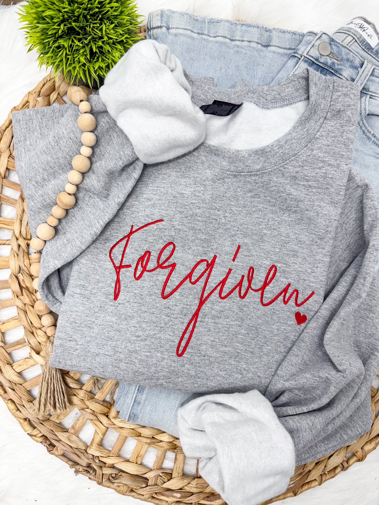 Forgiven - Embroidered SWEATSHIRT