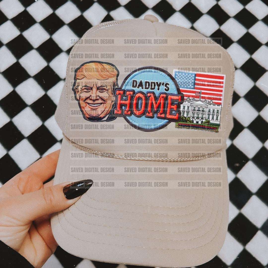 Daddys Home - Hat Transfer (S)