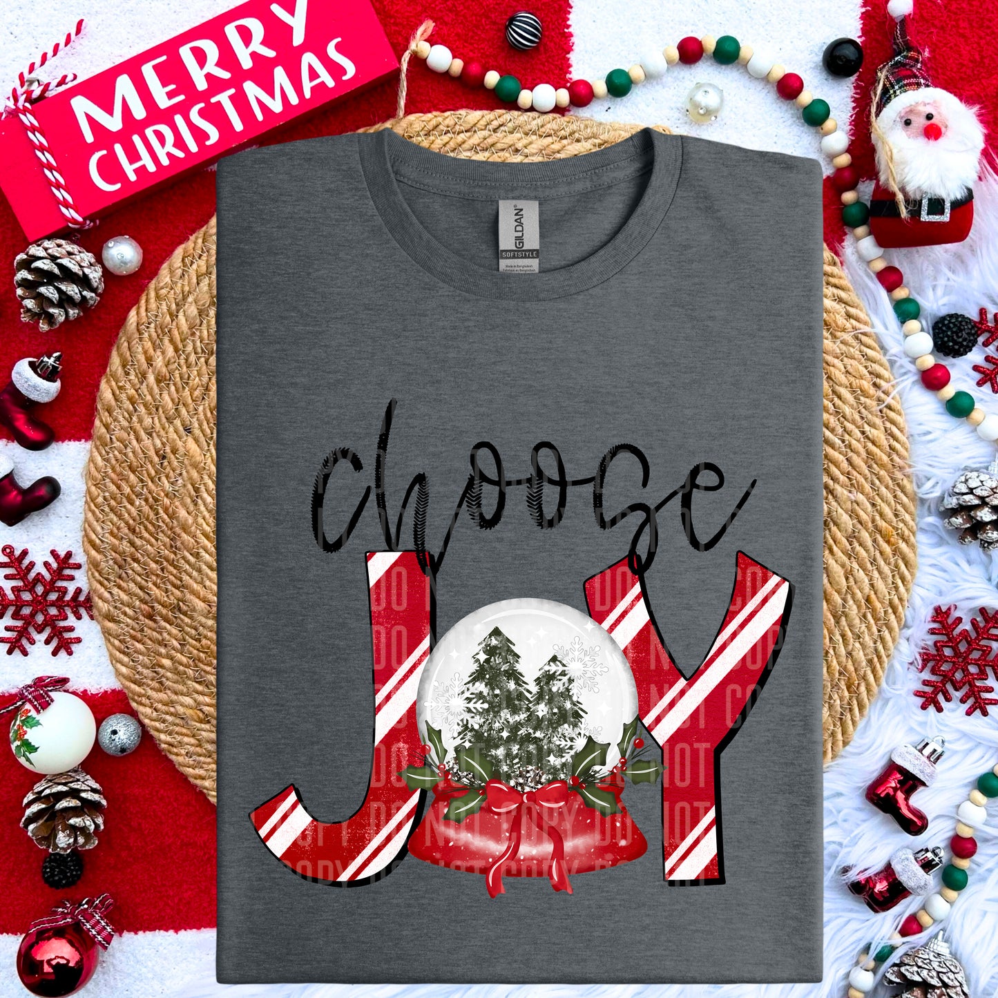 Choose Joy Snowglobe - TRANSFERS (CC)