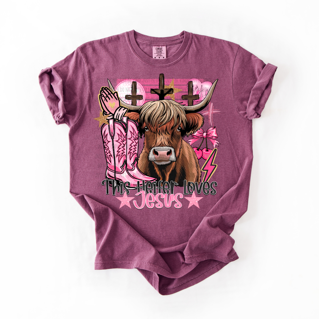 This Heifer Loves Jesus - TRANSFERS (FDCD)