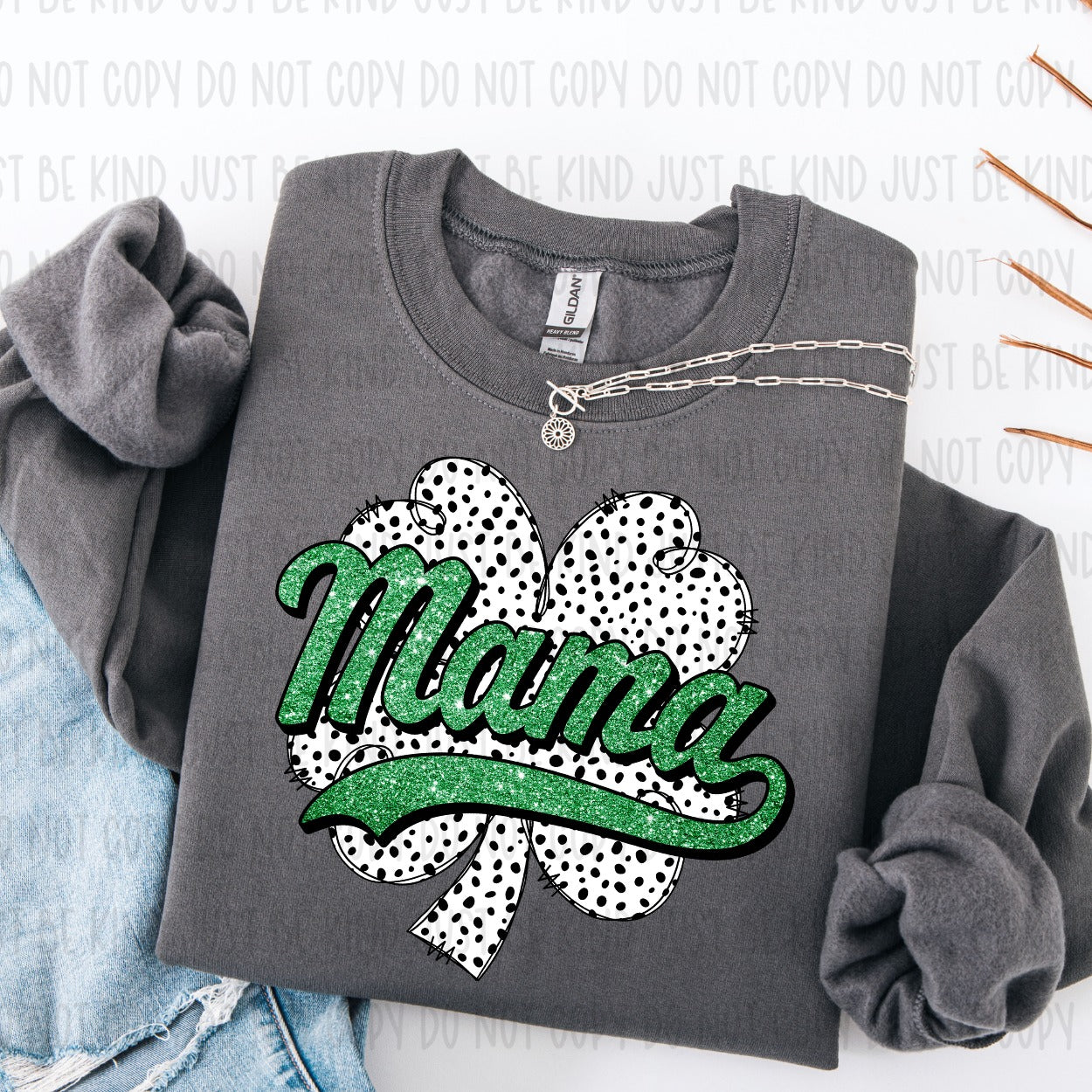 Lucky Mama - COMPLETED SWEATSHIRT