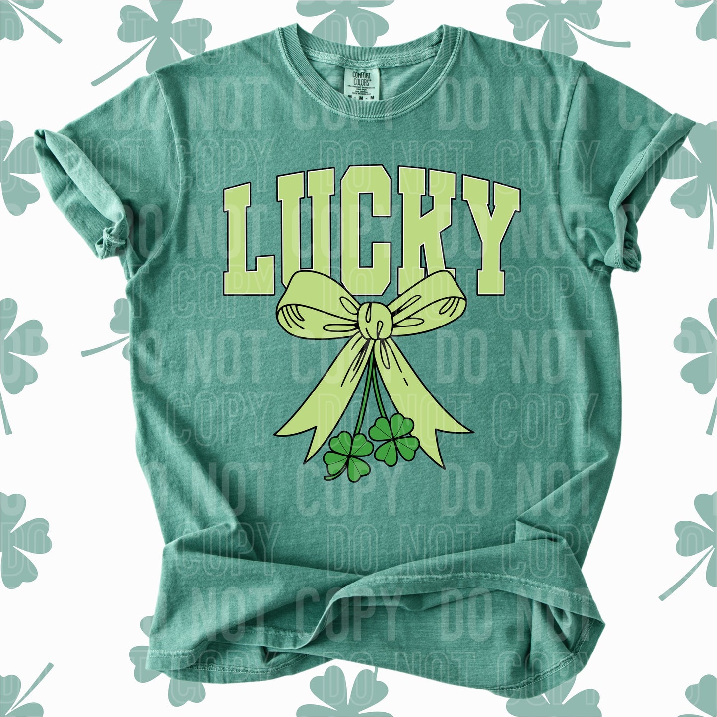 Lucky Clover Bow - TRANSFERS (SBB)