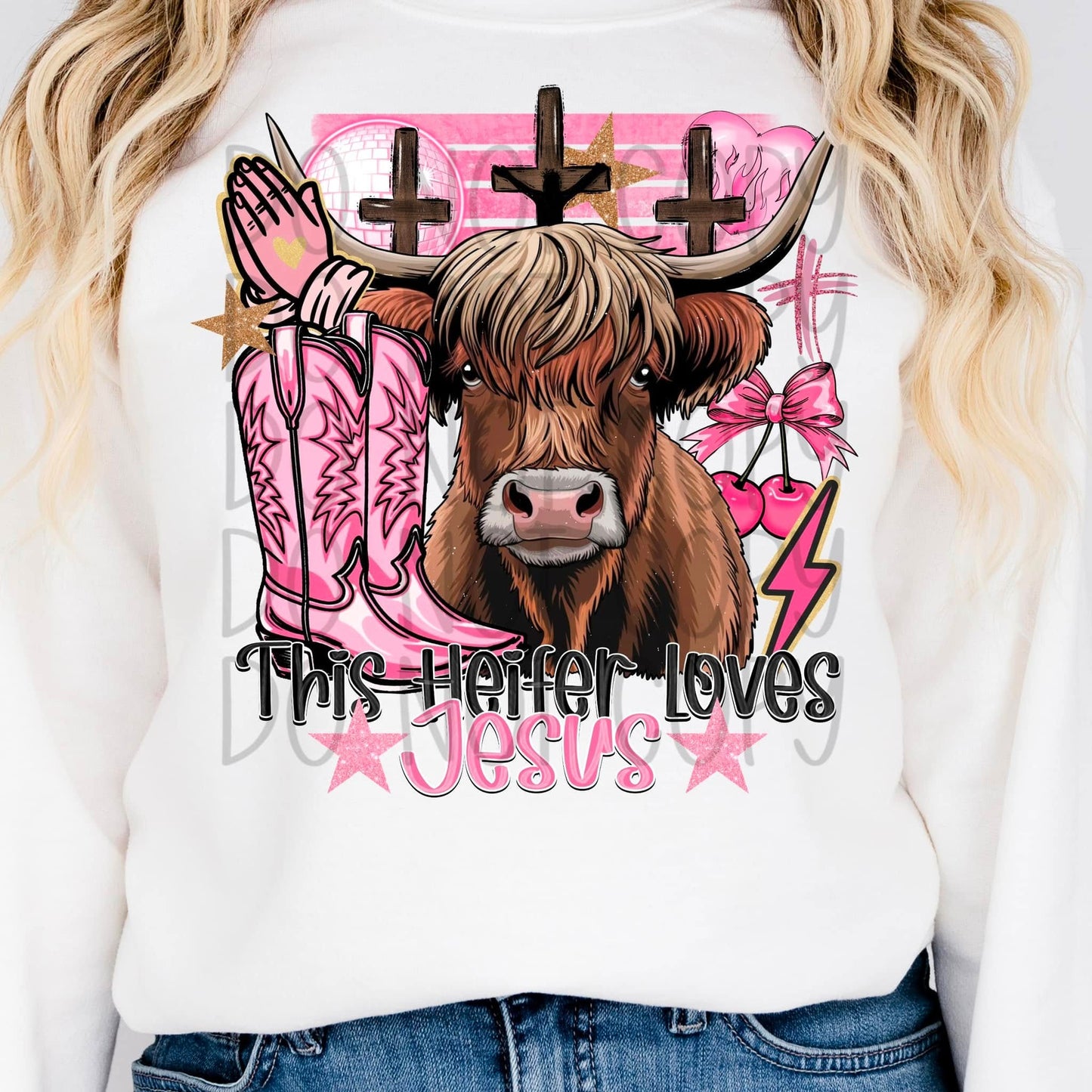 This Heifer loves Jesus - TRANSFERS (FDCD)