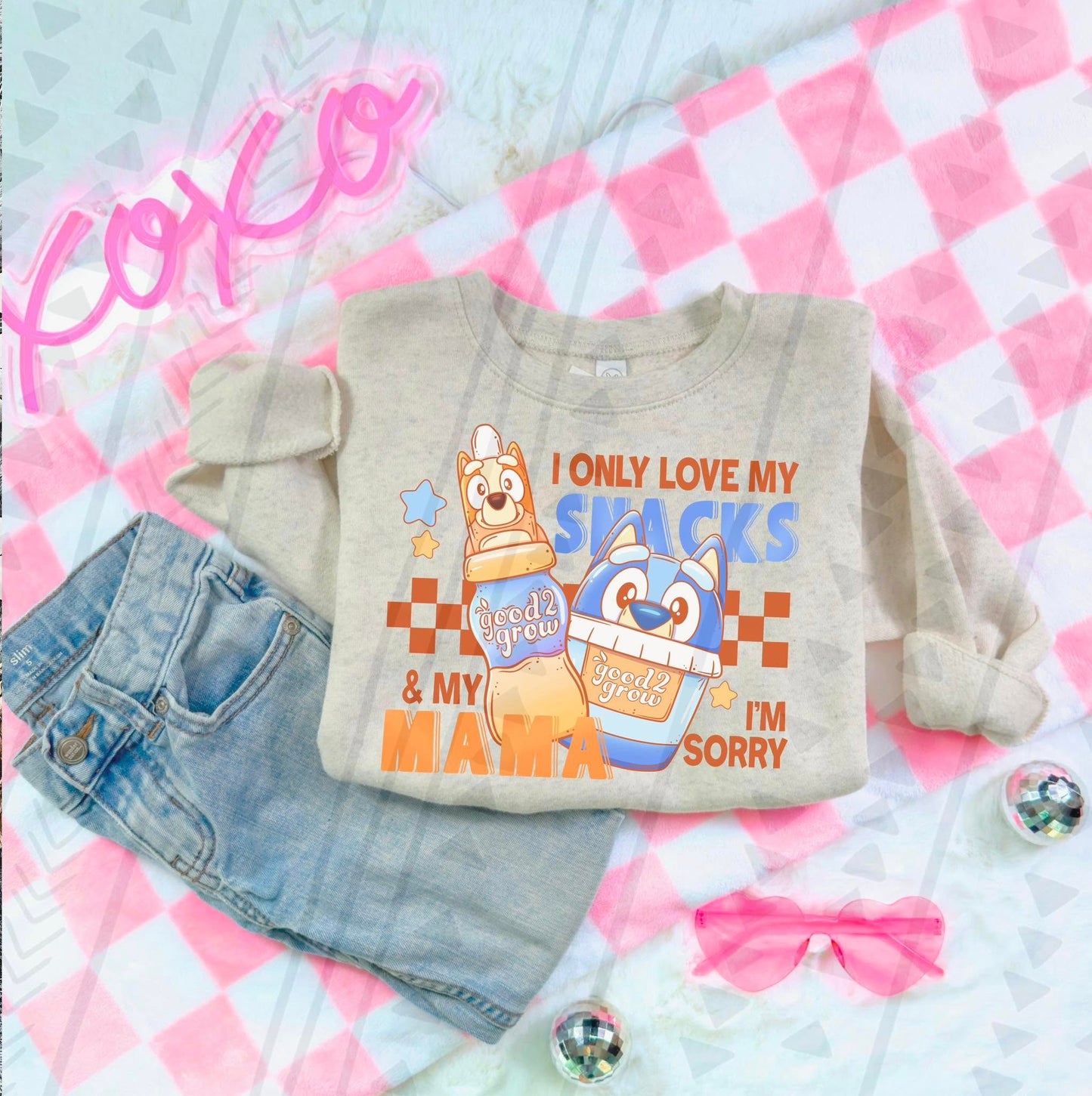 I Only Love My Snacks - TRANSFER (TGG)