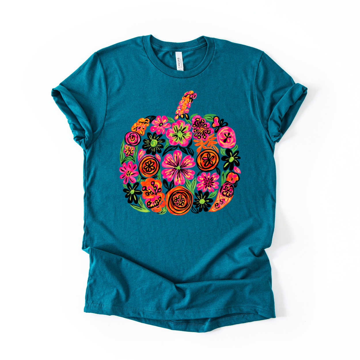 Floral Pumpkin - TRANSFER (SC)