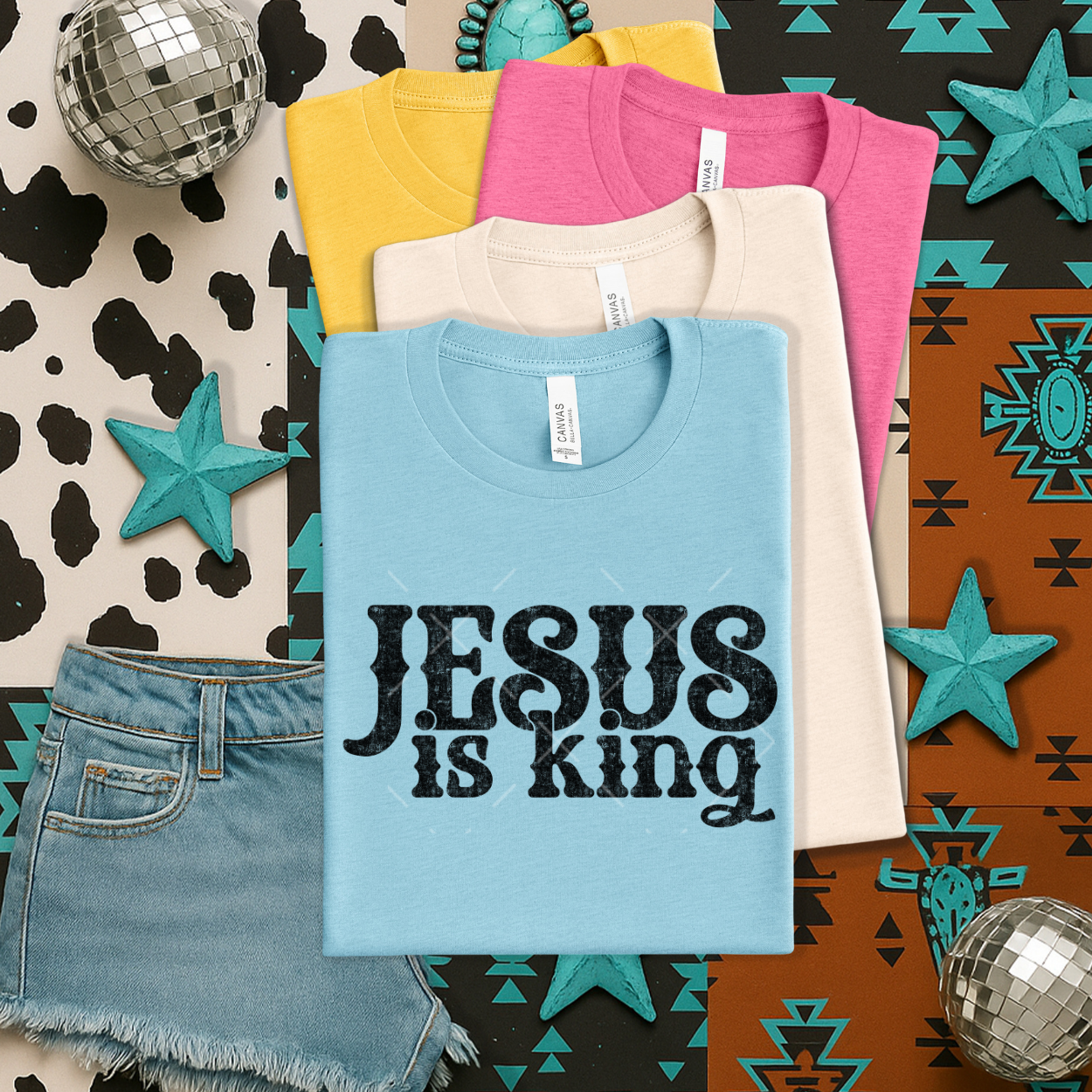 Jesus Is King / Black - TRANSFER (Scarlow)