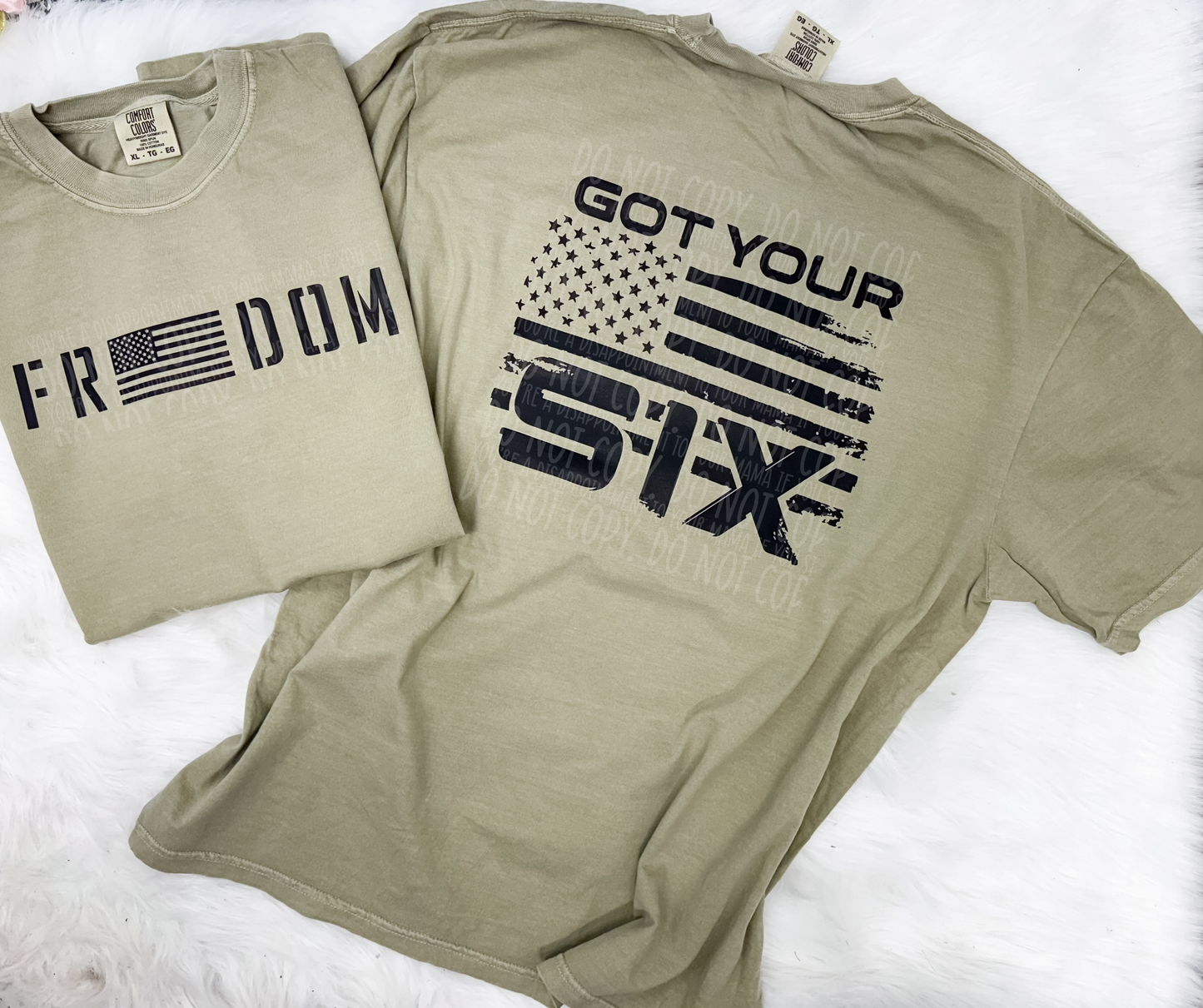 Freedom got your six - COMPLETED TEE