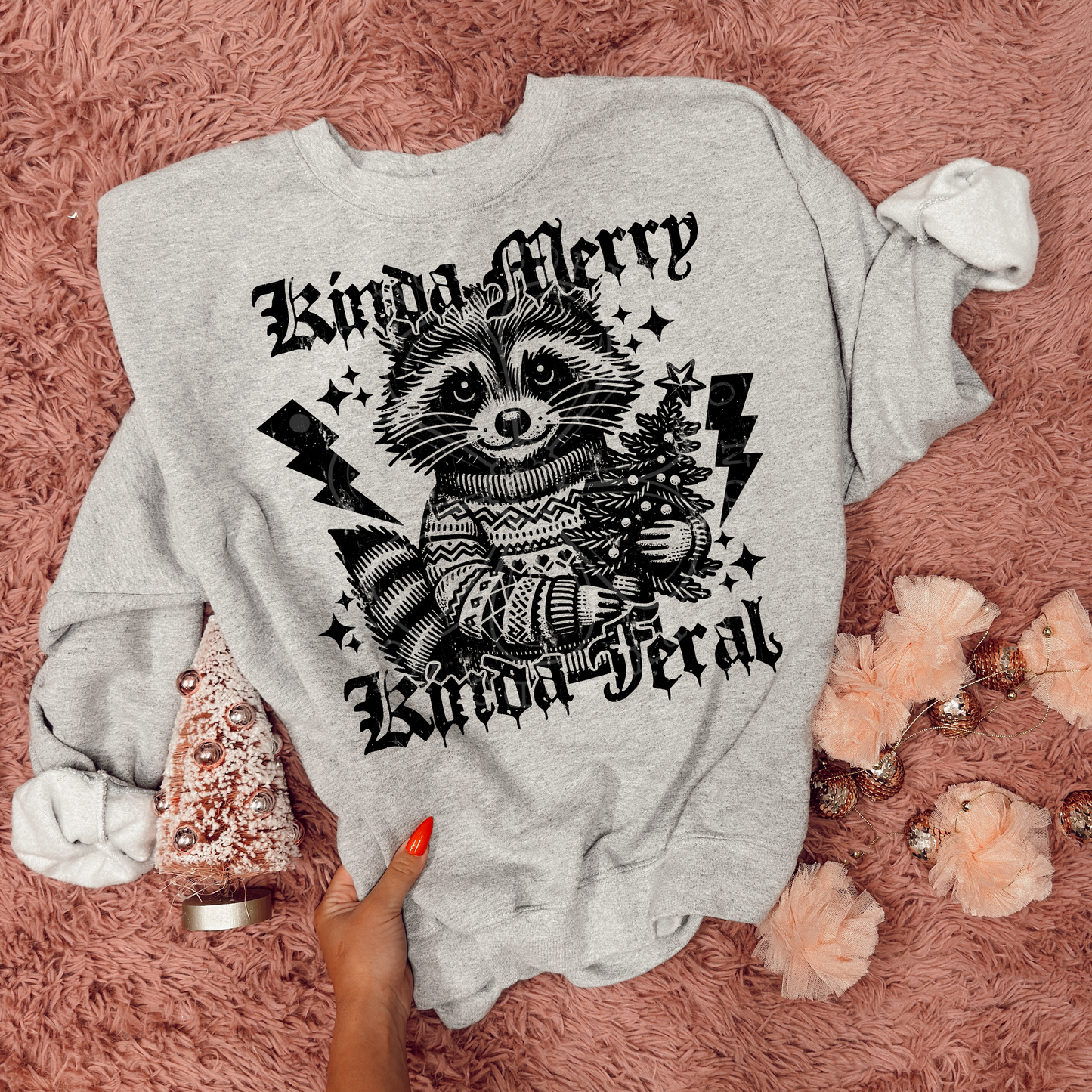 Kinda Merry Kinda Feral- Transfer (L)