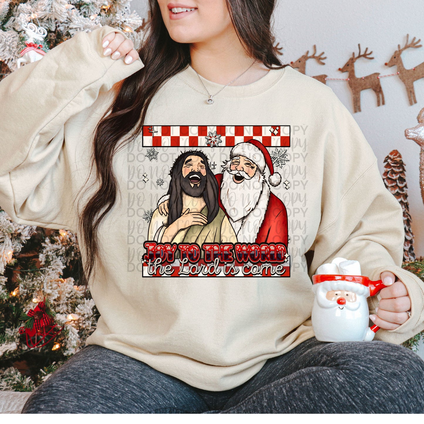 Santa and Jesus Laughing - TRANSFERS (SSD)