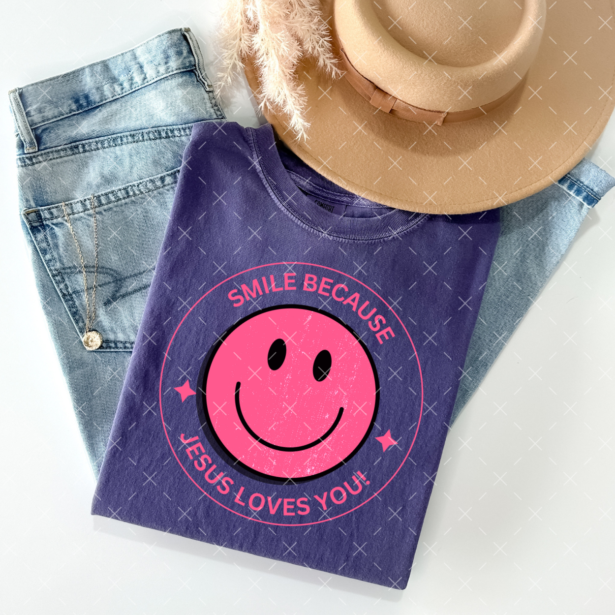 Smile Because Jesus Loves You / Pink - TRANSFER (OHDD)
