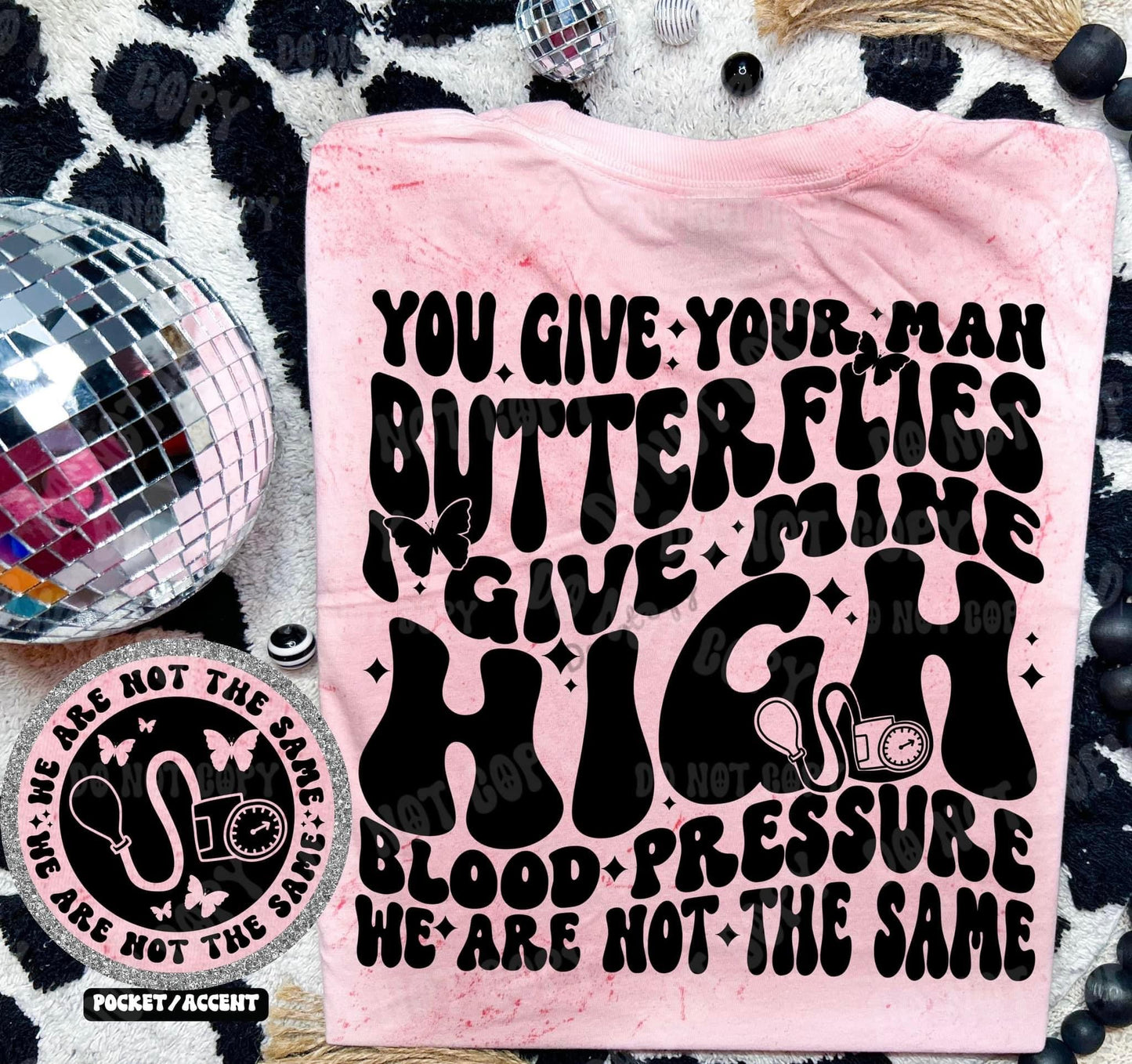 You give your man butterflies, I give one high blood pressure- Transfer (RT)