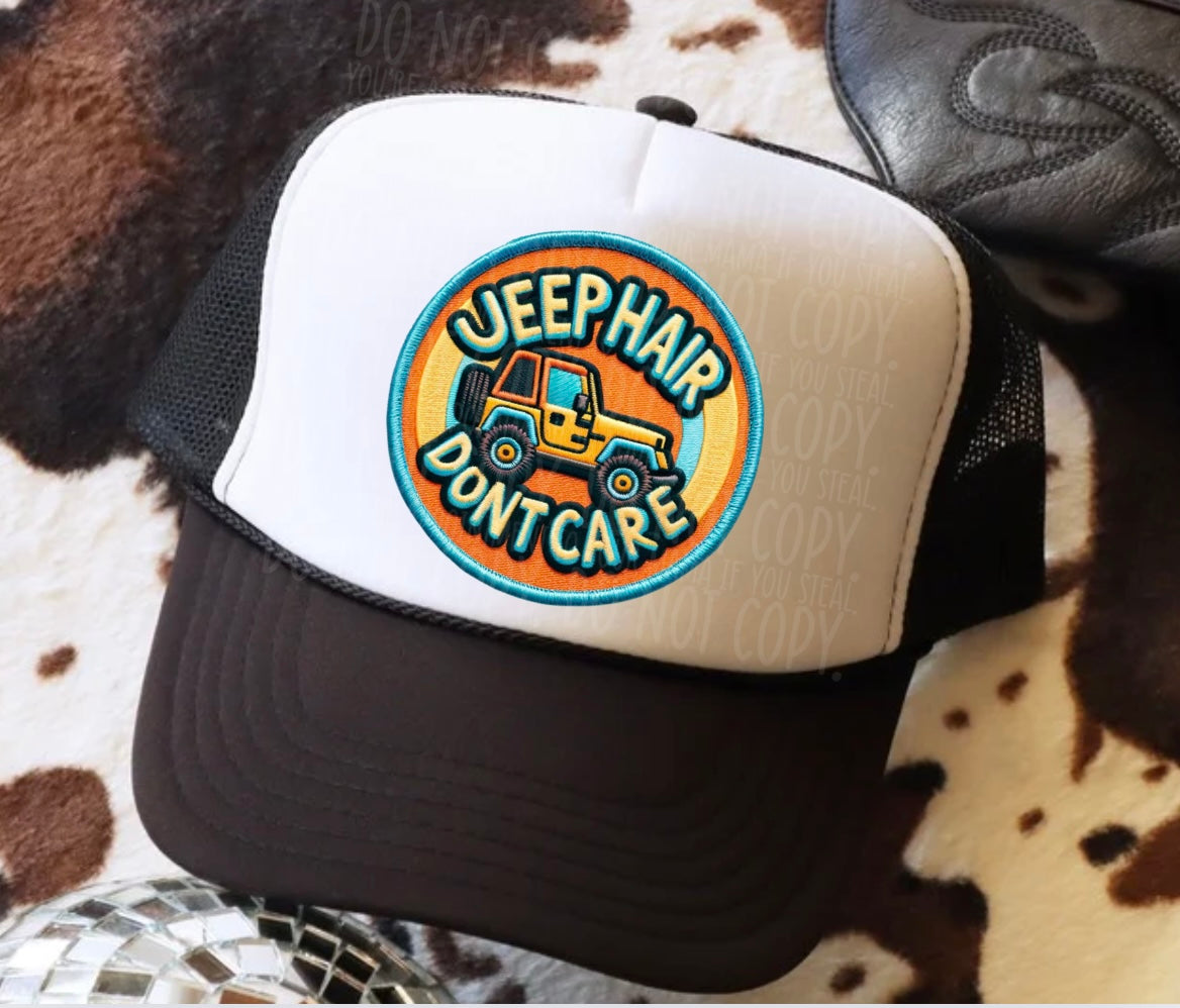 J33p Hair yellow - Hat Transfer