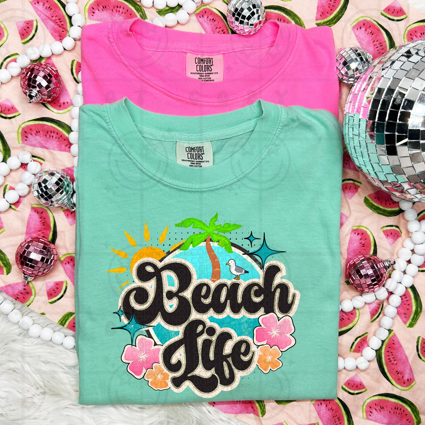 Retro Beach Life - TRANSFERS (HW)