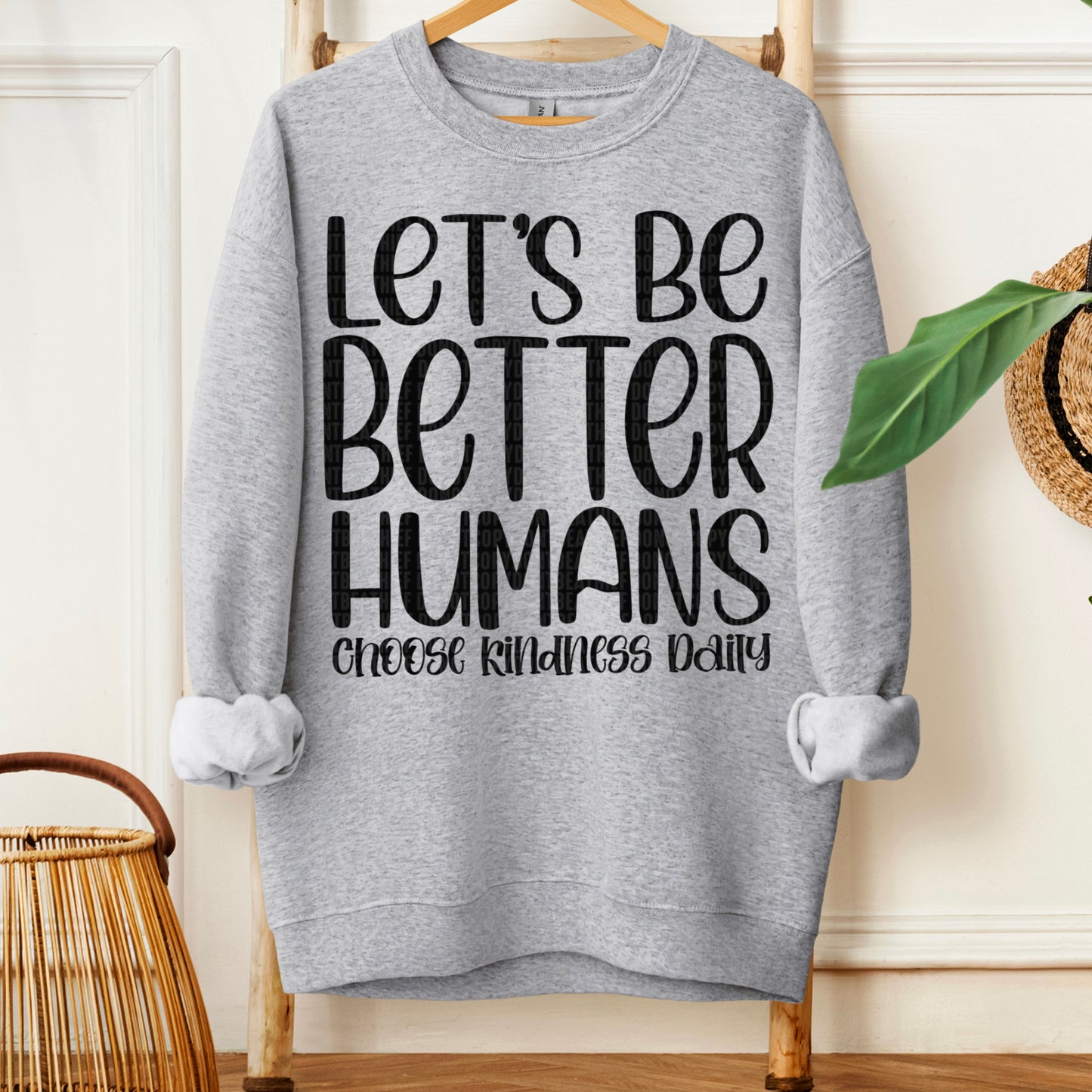 Let's Be Better Humans / Black - TRANSFER (SDD)