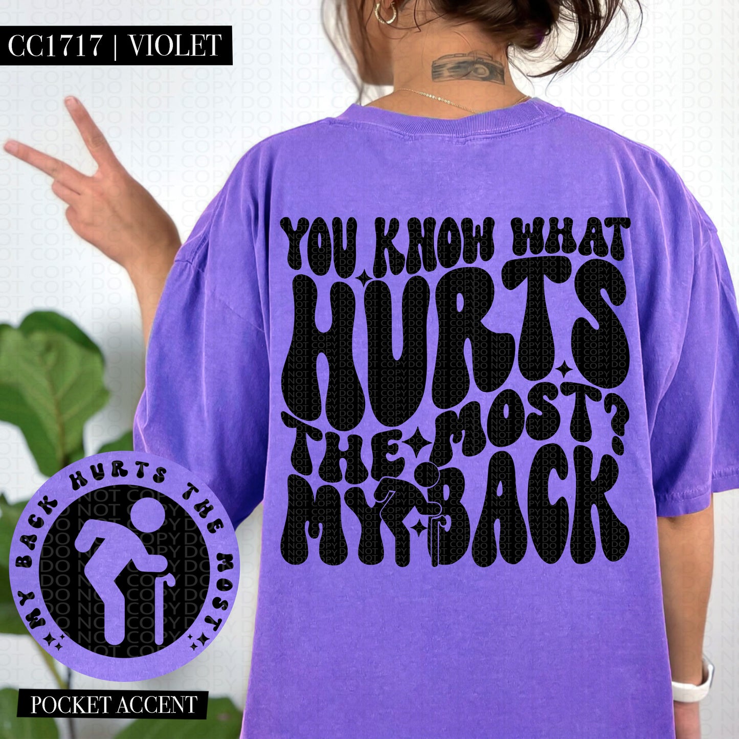 You Know What Hurts The Most? My Back - Transfer (HW)