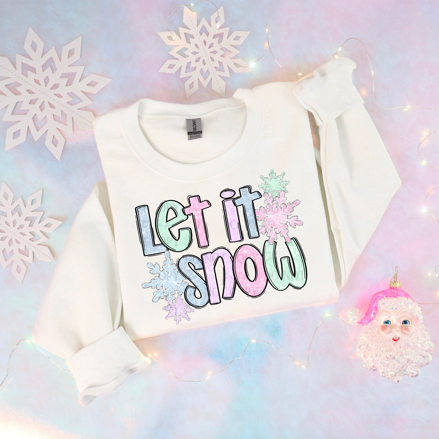Let it Snow Pastel - TRANSFER (AB)