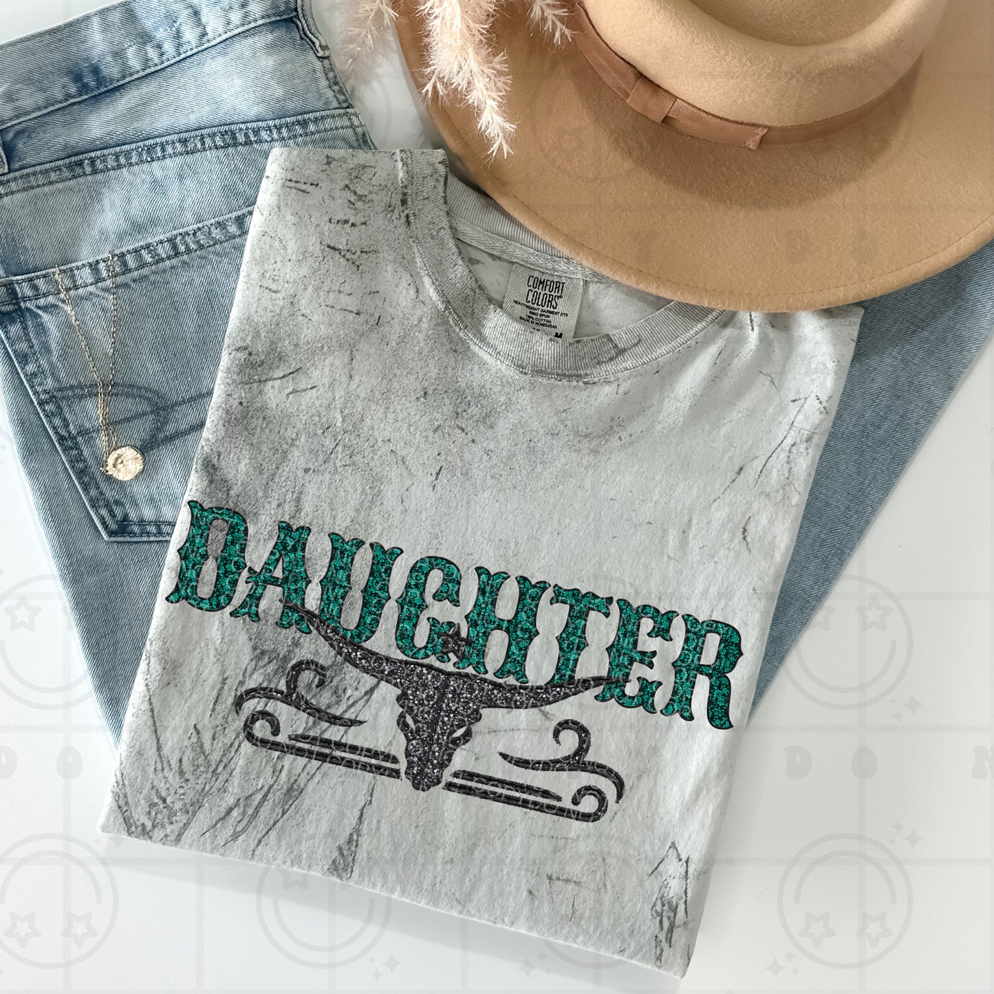 Teal Lace Daughter - TRANSFERS (HW)