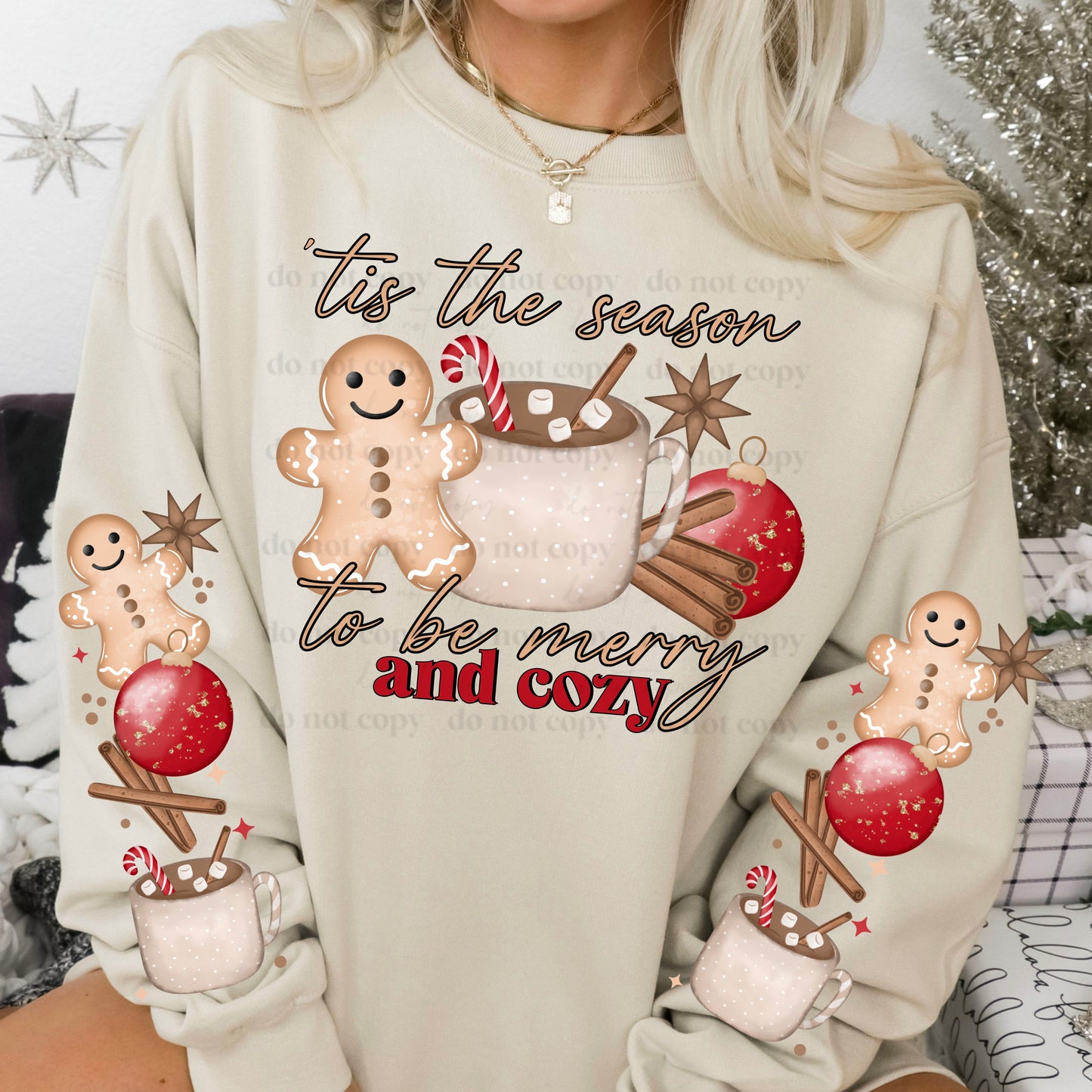 Tis the Season Gingerbread and Hot Cocoa - TRANSFER (CS)