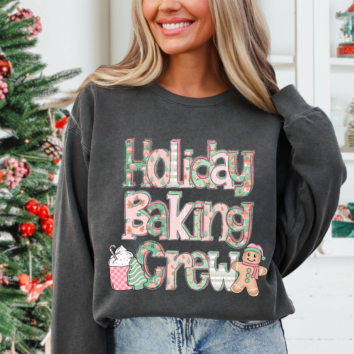 Holiday Baking Crew Christmas - TRANSFER (SDD)