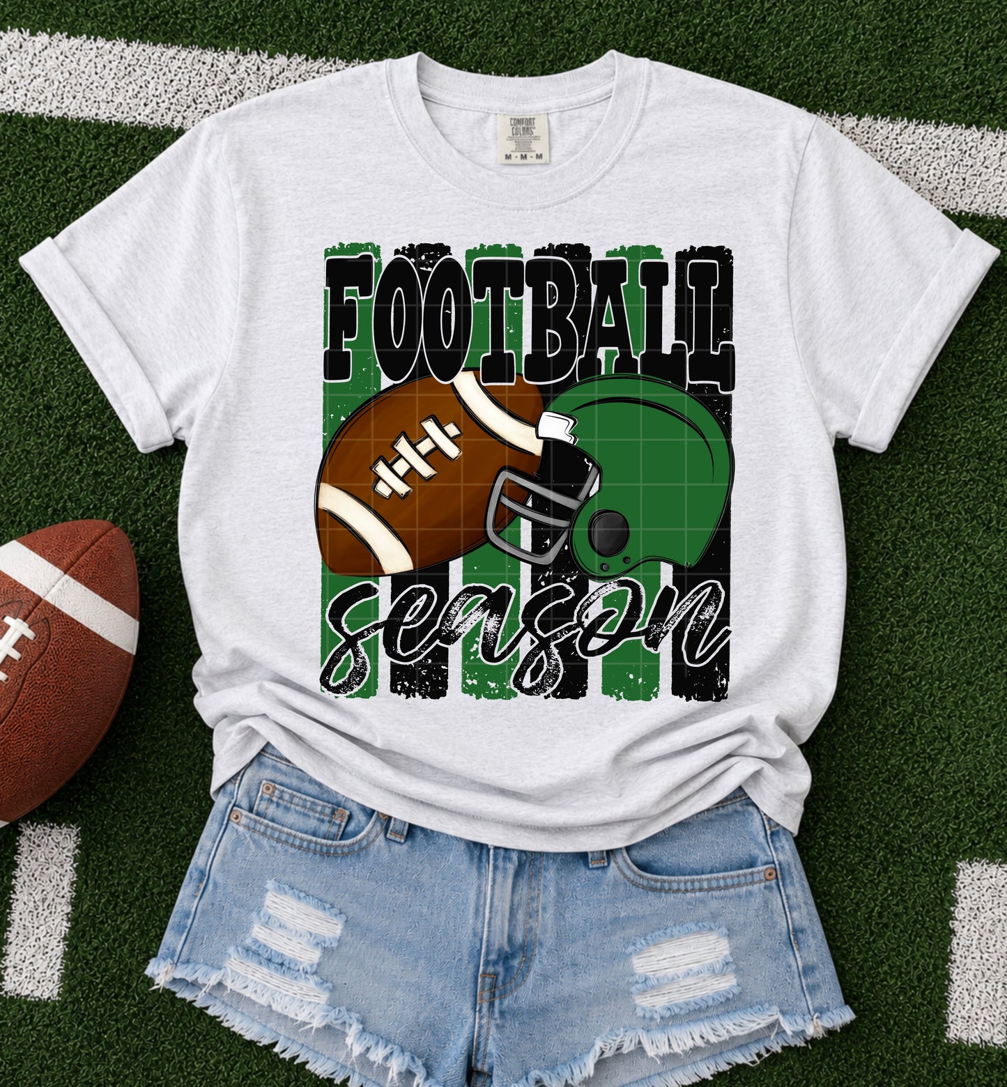 Football Season / Green & Black - TRANSFER (SDD)