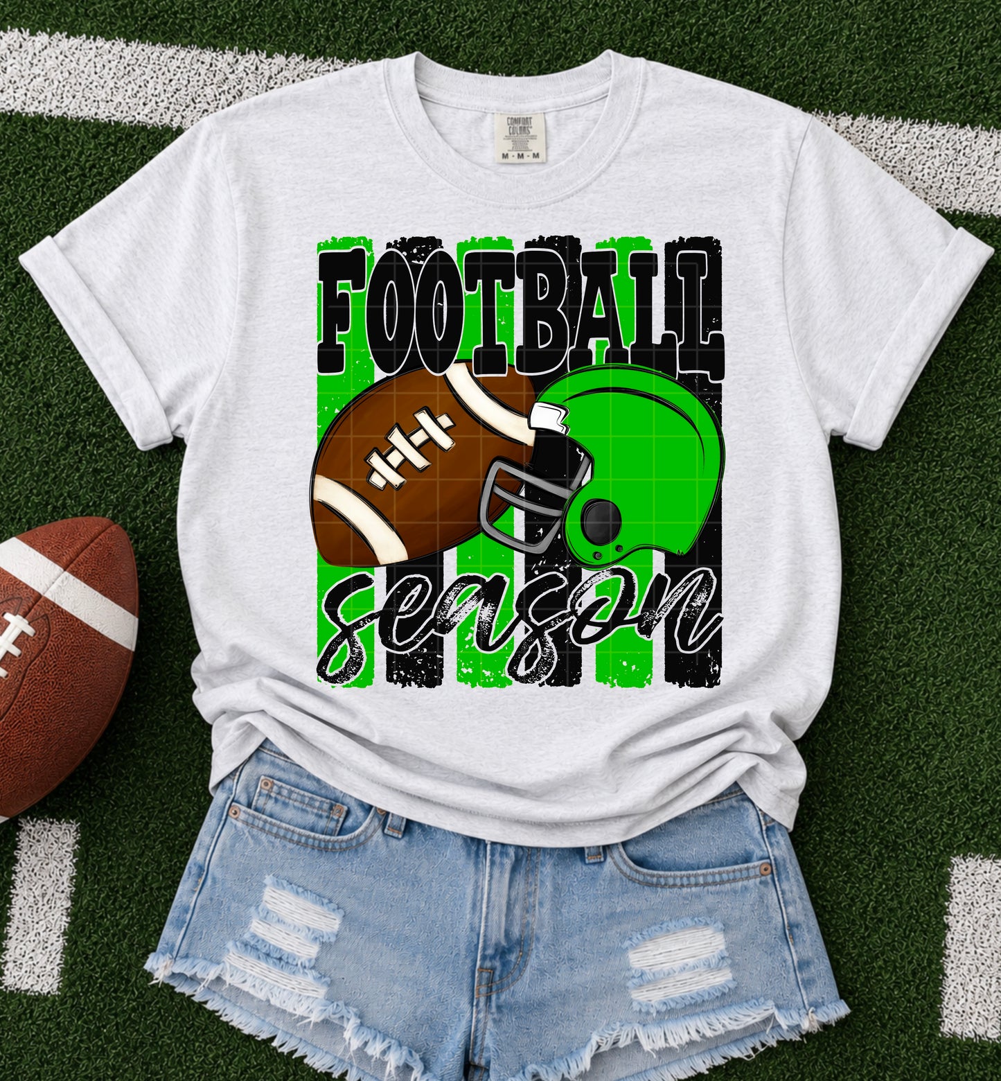 Football Season / Green & Black - TRANSFER (SDD)