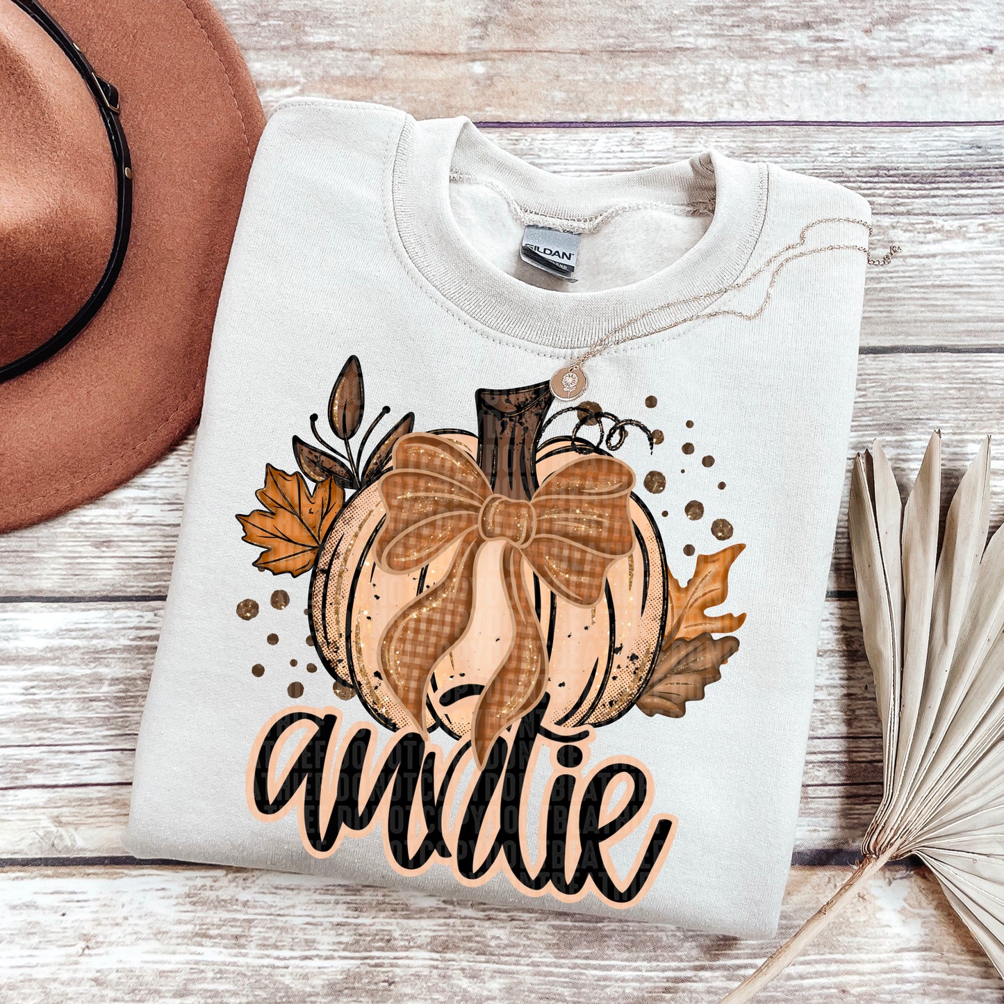 Fall Glitter Auntie - TRANSFER (SDD)