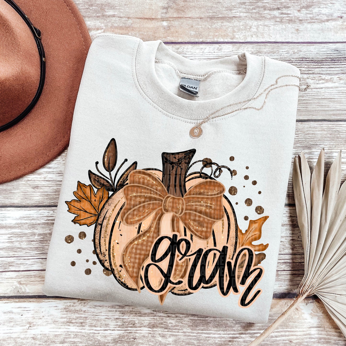 Fall Glitter Gram - TRANSFER (SDD)