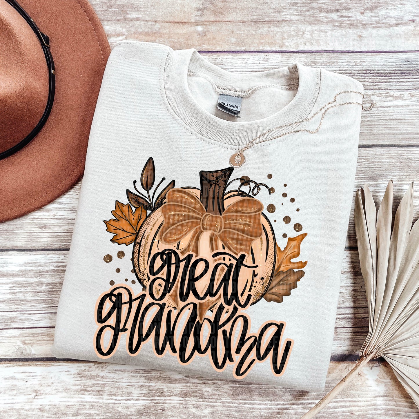 Fall Glitter Great Grandma - TRANSFER (SDD)