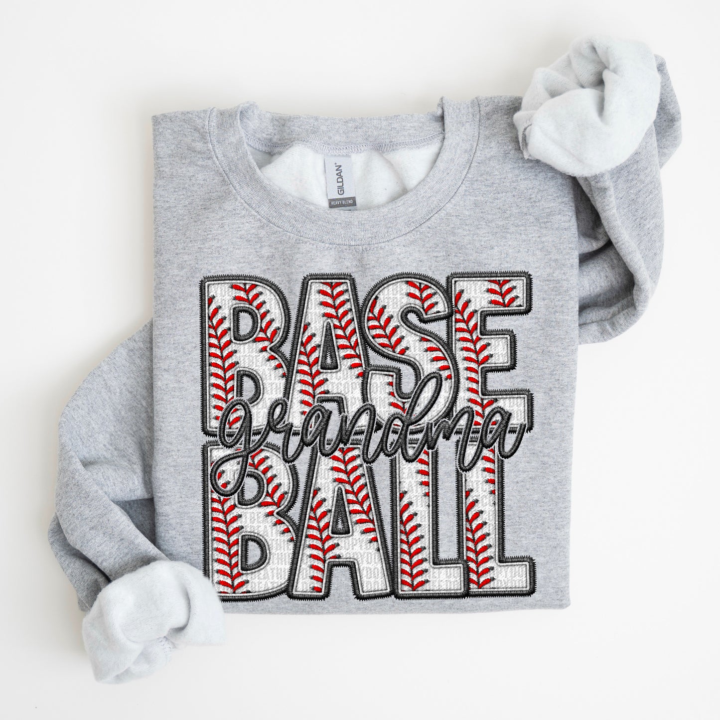 Faux Embroidery Baseball Names - Transfer (SDD)