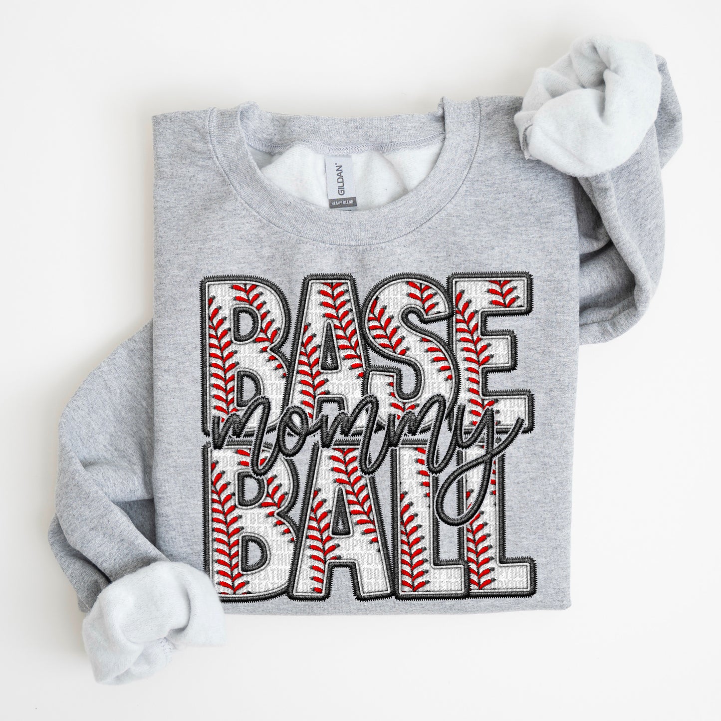Faux Embroidery Baseball Names - Transfer (SDD)