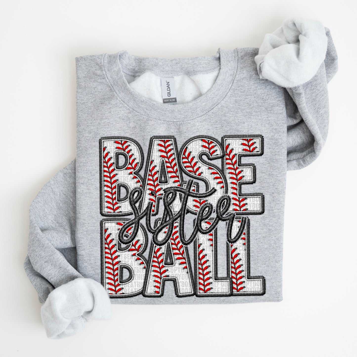 Faux Embroidery Baseball Names - Transfer (SDD)