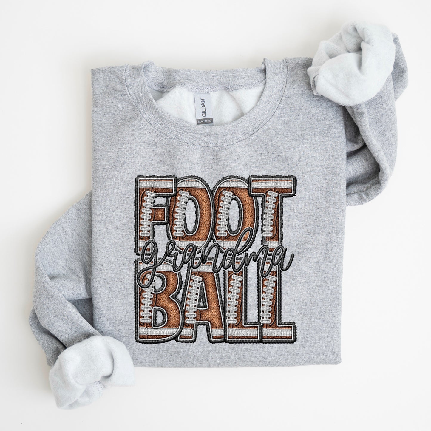 Faux Embroidery Football Names - Transfer (SDD)