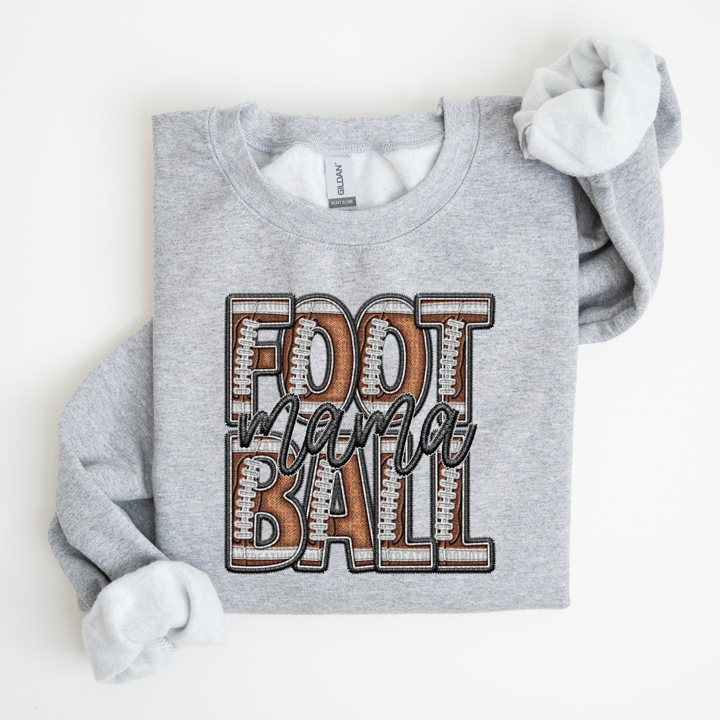 Faux Embroidery Football Names - Transfer (SDD)