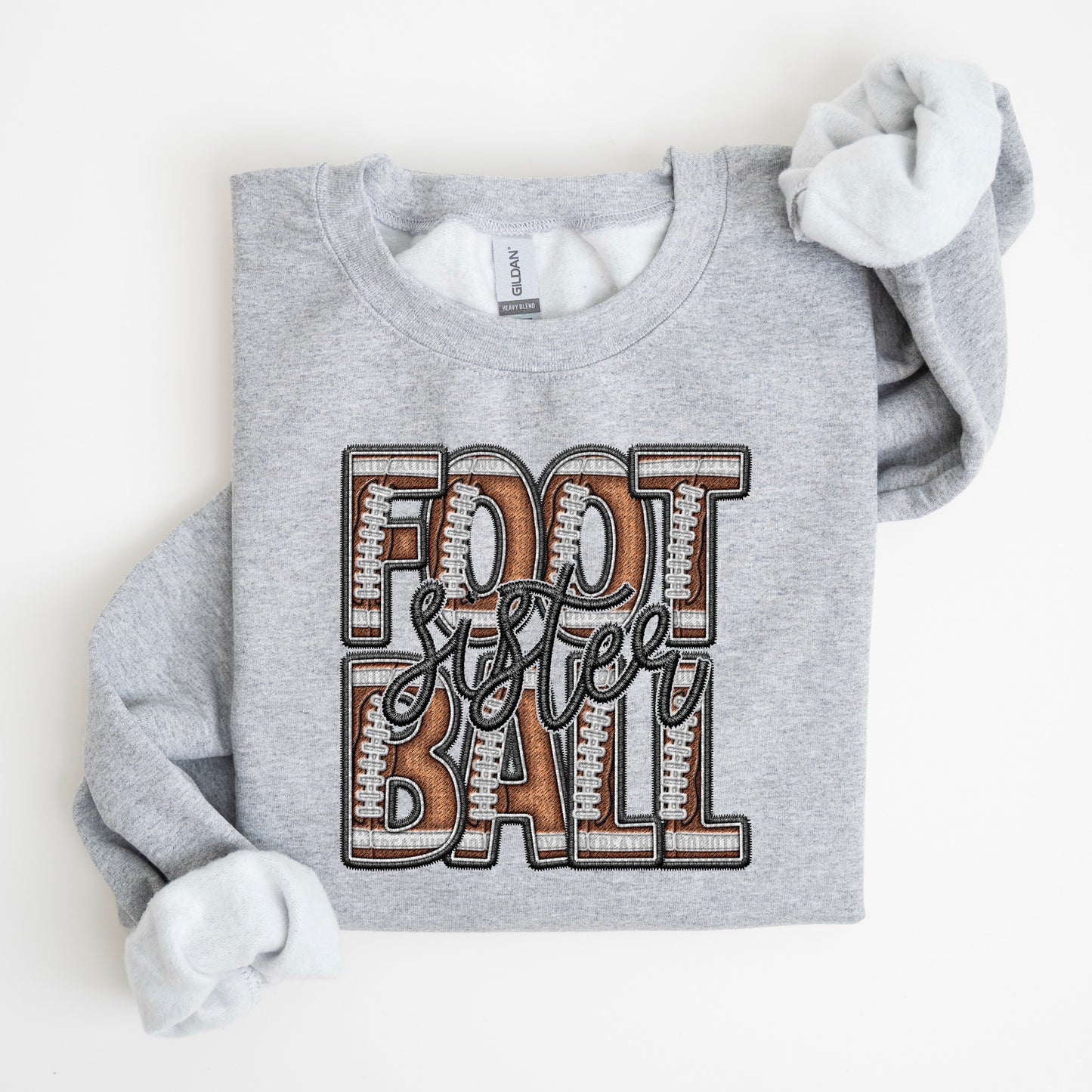 Faux Embroidery Football Names - Transfer (SDD)