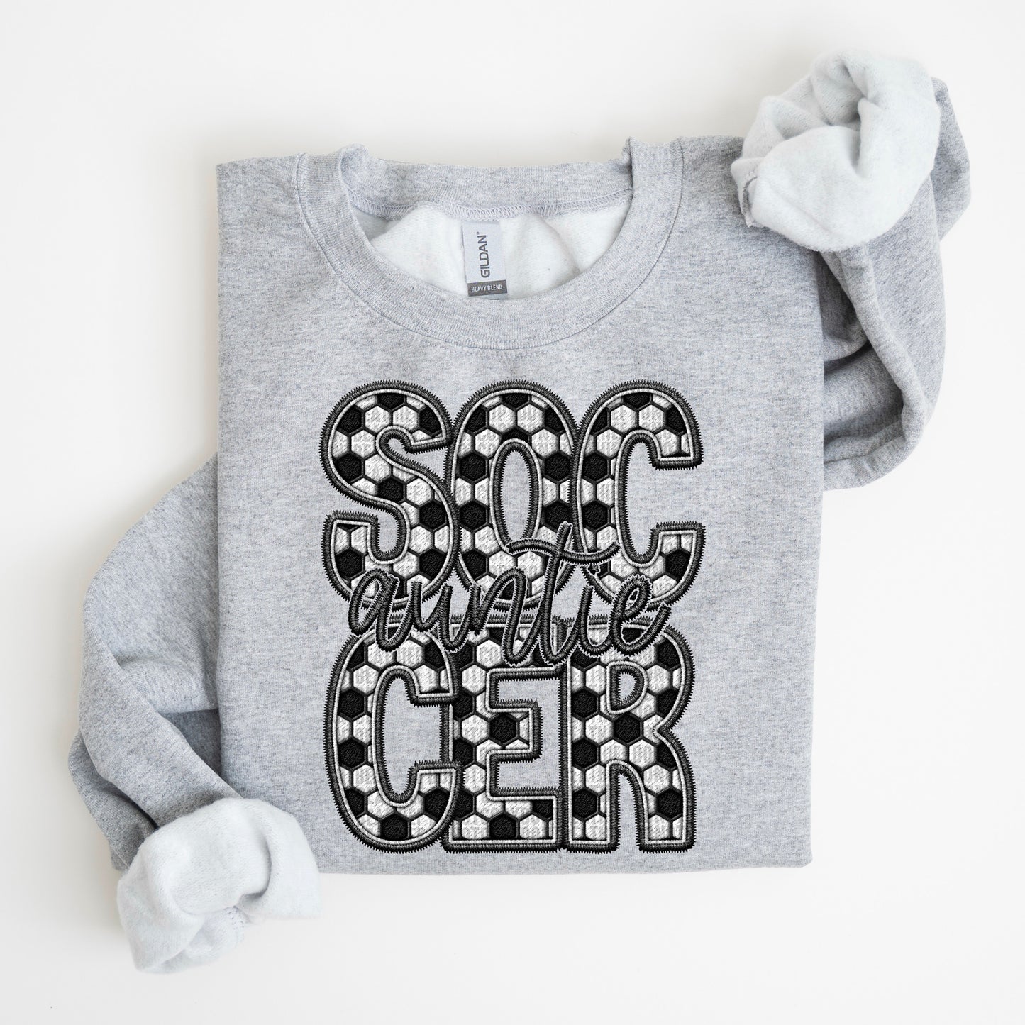 Faux Embroidery Soccer Names - Transfer (SDD)