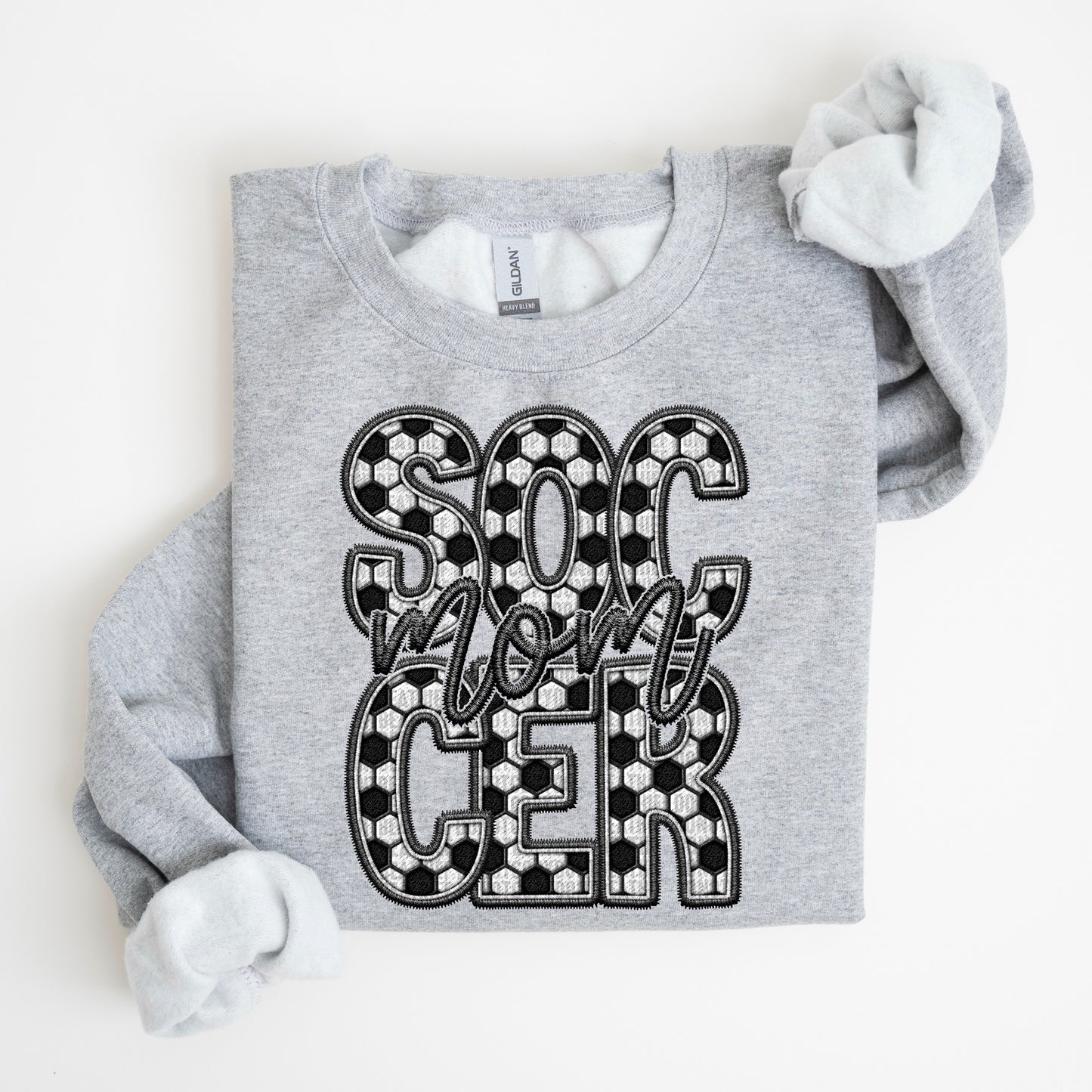 Faux Embroidery Soccer Names - Transfer (SDD)