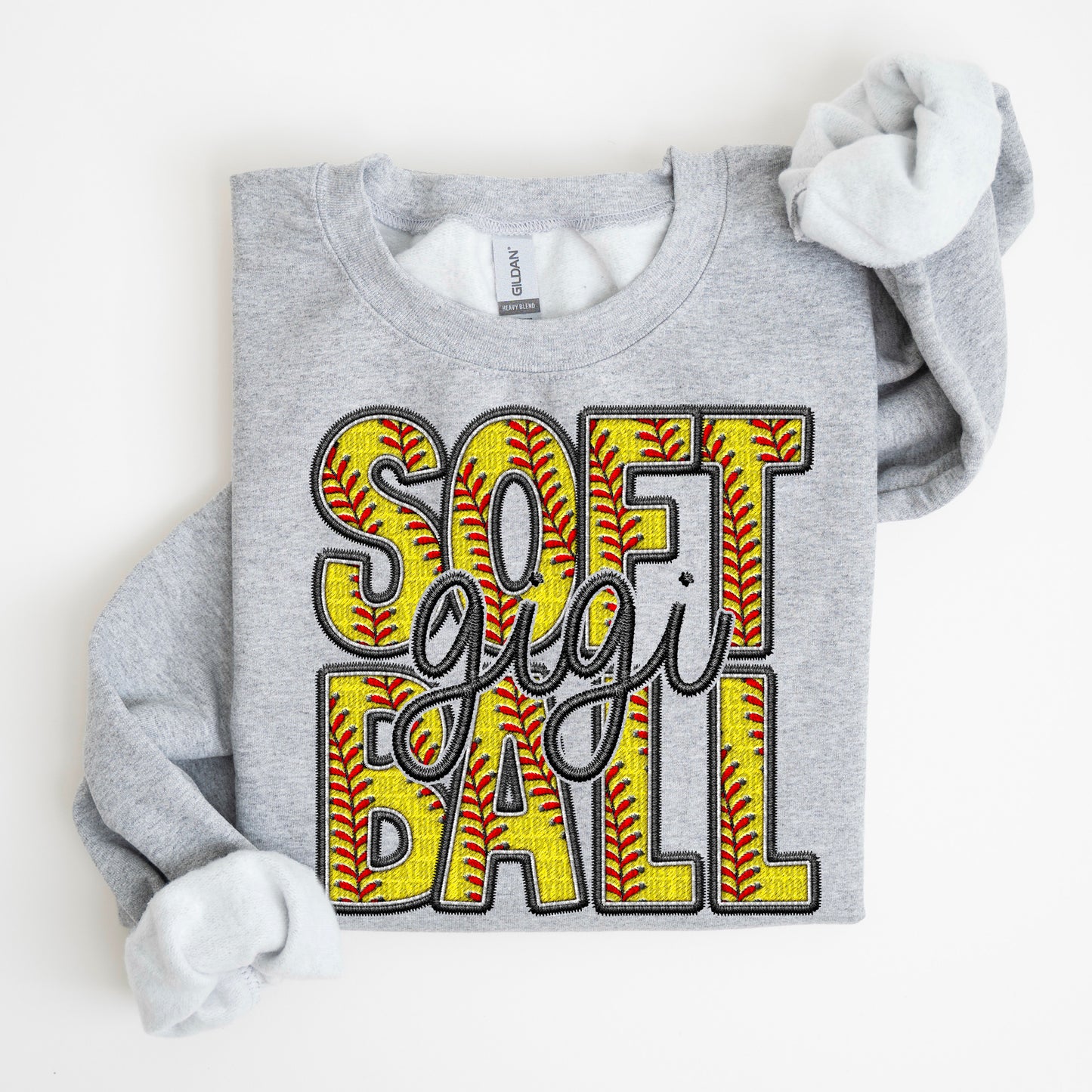 Faux Embroidery Softball Names - Transfer (SDD)