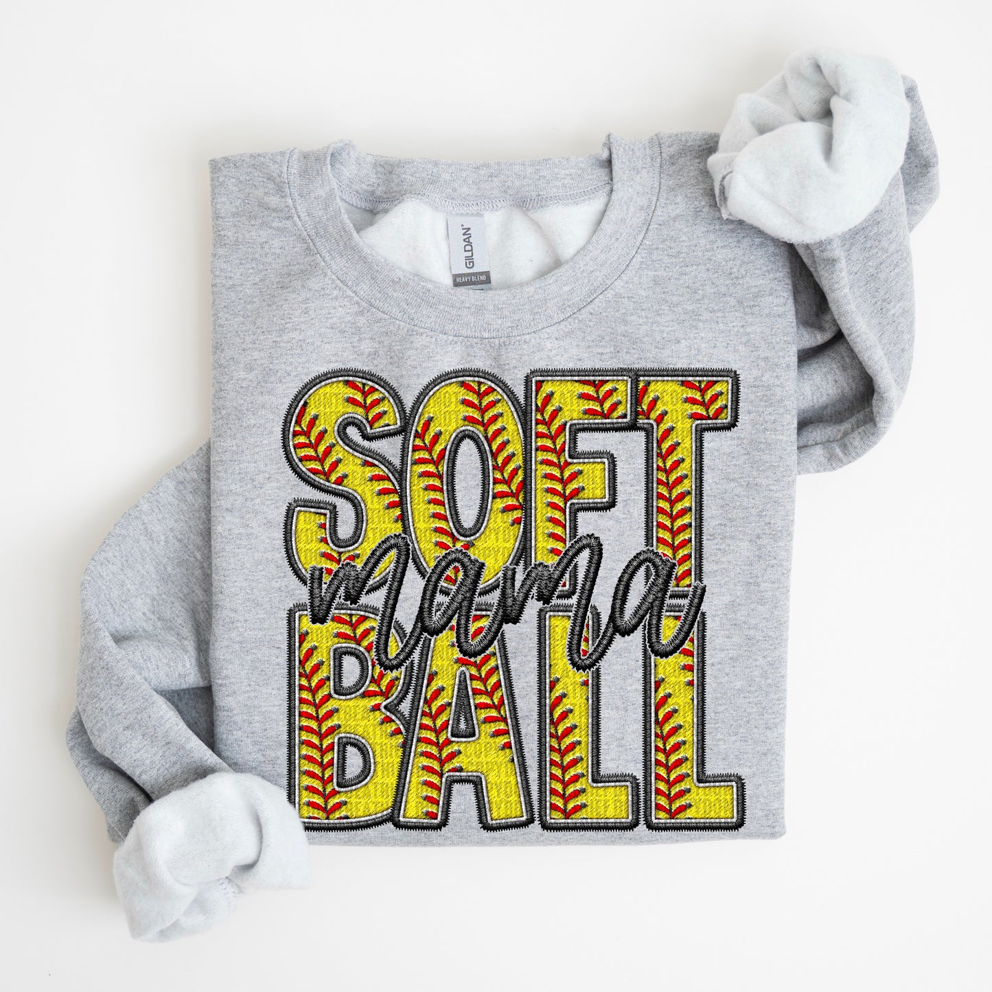 Faux Embroidery Softball Names - Transfer (SDD)