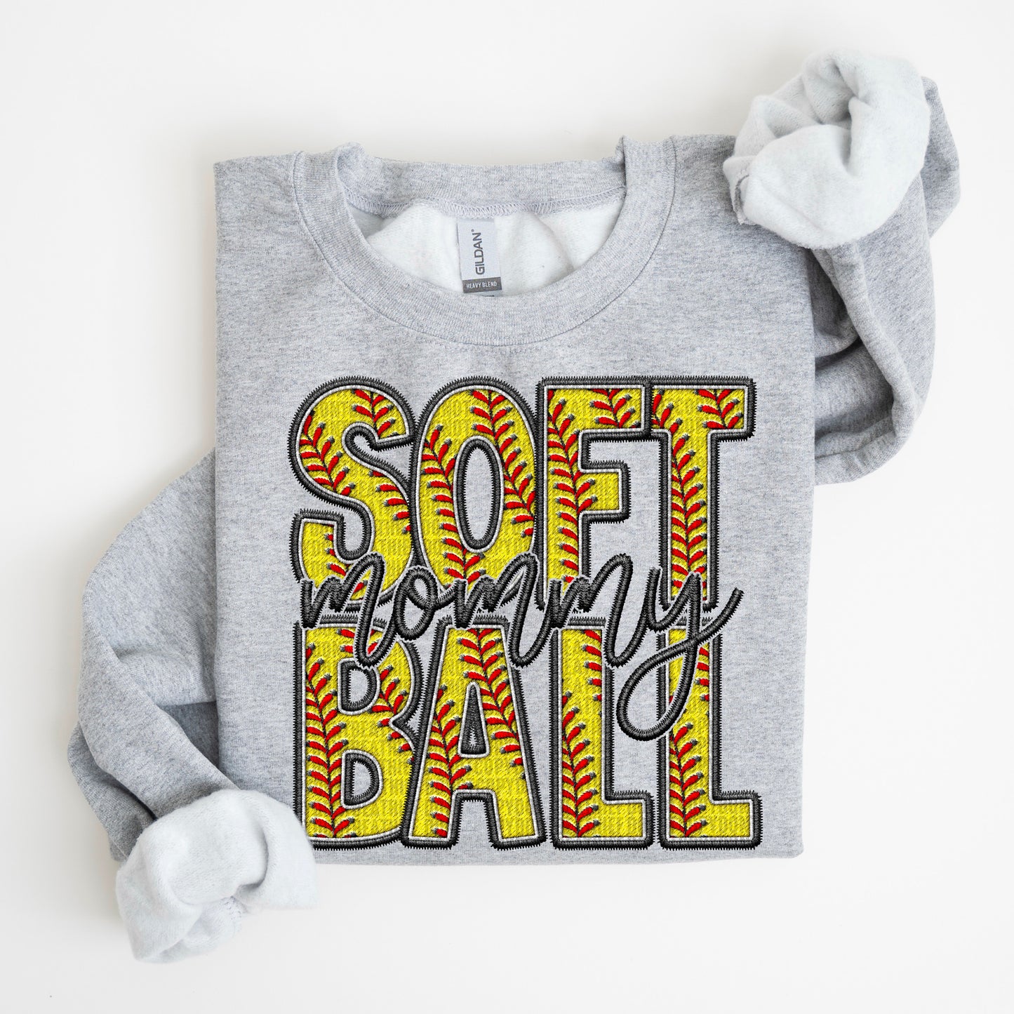 Faux Embroidery Softball Names - Transfer (SDD)