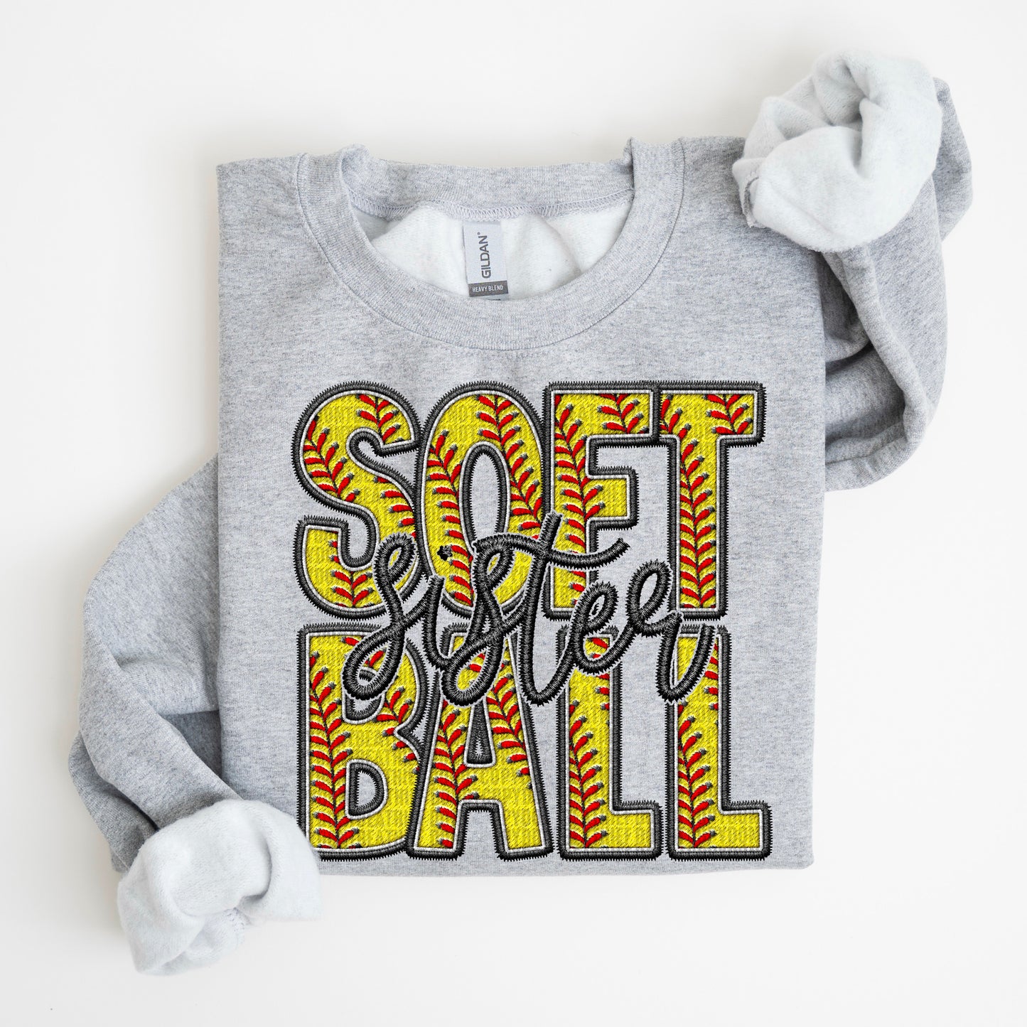 Faux Embroidery Softball Names - Transfer (SDD)